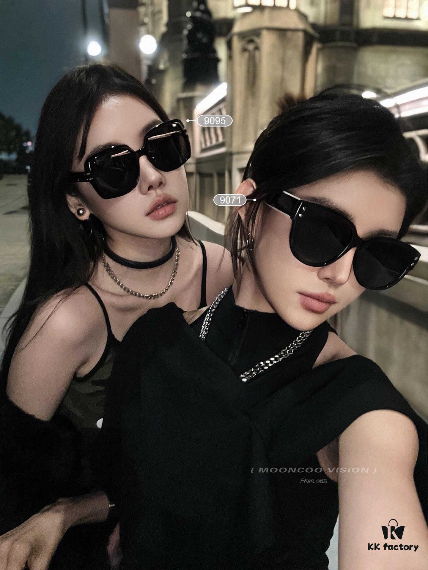 Nylon Polarized Series DIOR Rimless Sunglasses with Polygonal Design, Universal Fit for All Face Shapes, Stylish with Coats or Dresses, Polarized Nylon Lenses for UV Protection
