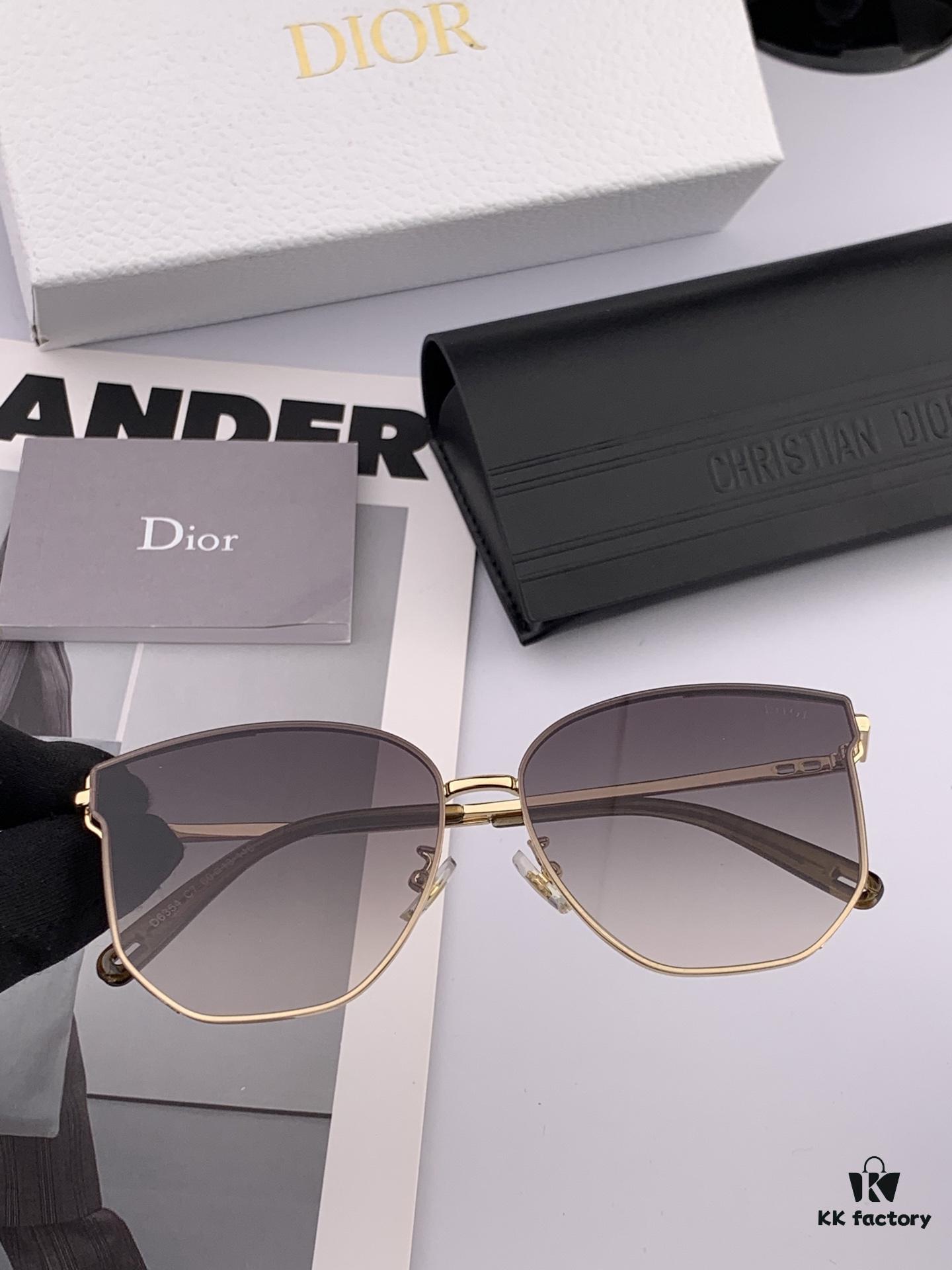 Dior Nylon Polarized Unisex Sunglasses, Frameless Multi-Faceted Design, UV Protection, Model CD4635