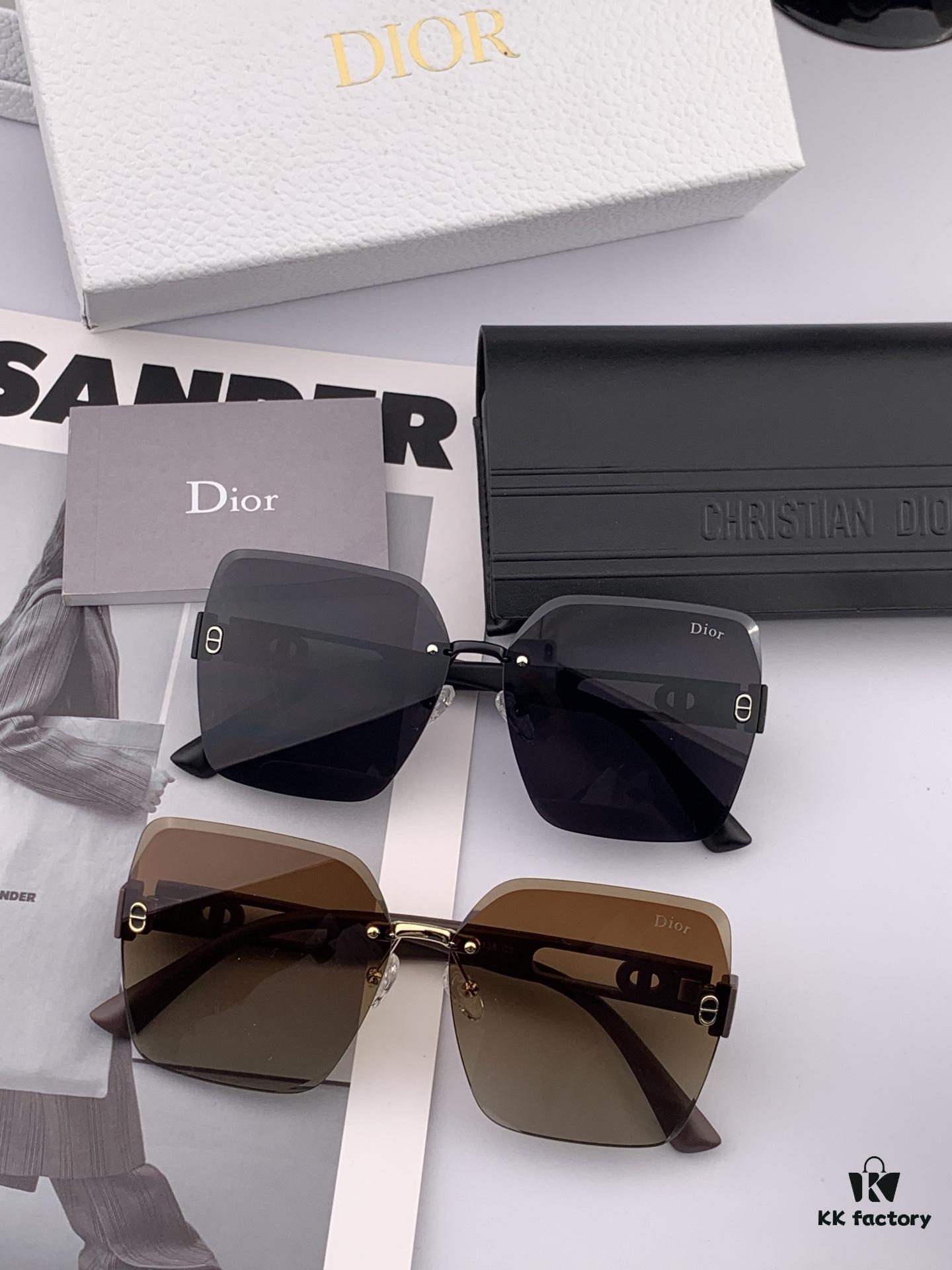 6931ffc43a89a121ed54f9bc DIOR 2025 Spring New Arrival Trendy Fashion Square Frame Sunglasses High-Quality Comfortable Fit Influencer Style Women's HD Sunglasses 🕶️ High-Quality TR Frame Model: CD9770