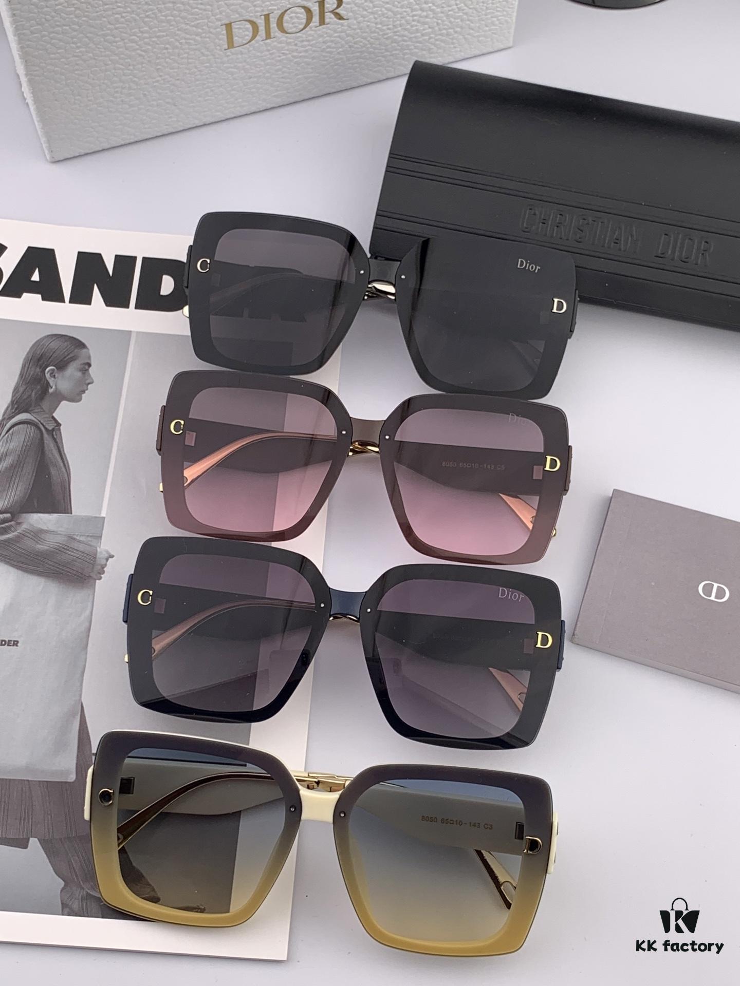 DIOR - 2025 Spring New Arrival Trendy Fashion Square Frame Sunglasses High-Quality Comfortable Fit Influencer Style Women's HD Sunglasses