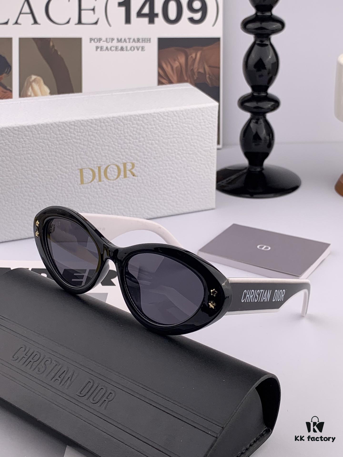 DIOR 2025 Spring New Arrival Trendy Fashion Square Frame Sunglasses High-Quality Comfortable Fit Influencer Style Women's HD Sunglasses