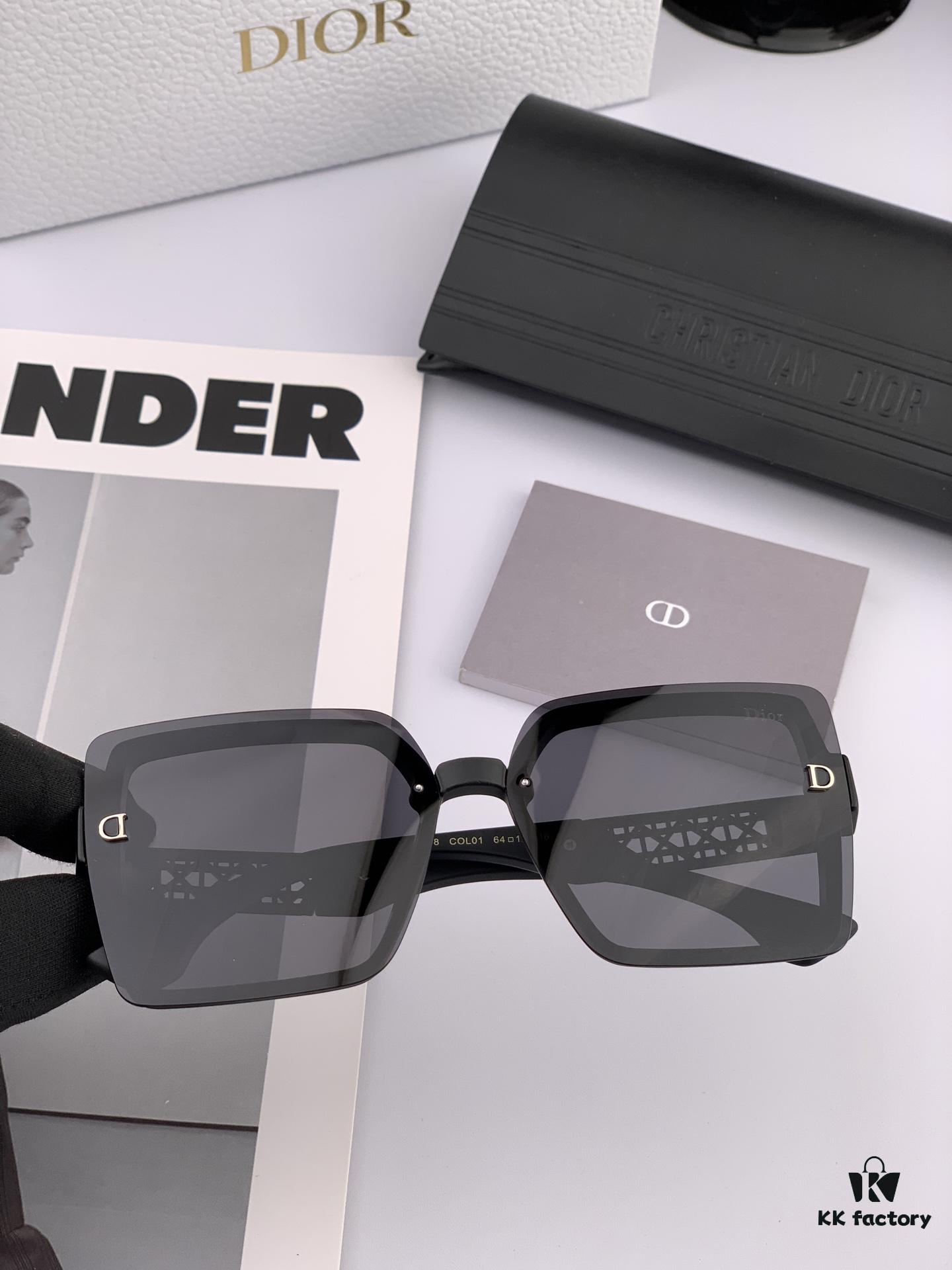 6931ffc63a89a121ed54f9d3 【DIOR】2025 Spring New Arrival Trendy Fashion Square Polarized Sunglasses High-Quality Comfortable Wearable Influencer Popular Style Women's HD Thickened Polarized Sunglasses 🕶️ High-Quality TR Frame Model: CD1086