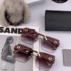 DIOR 2025 New Women's Square Sunglasses, Driving Sunglasses, New Lightweight Metal Rimless Sunglasses, Stylish and Elegant, Comfortable and Light