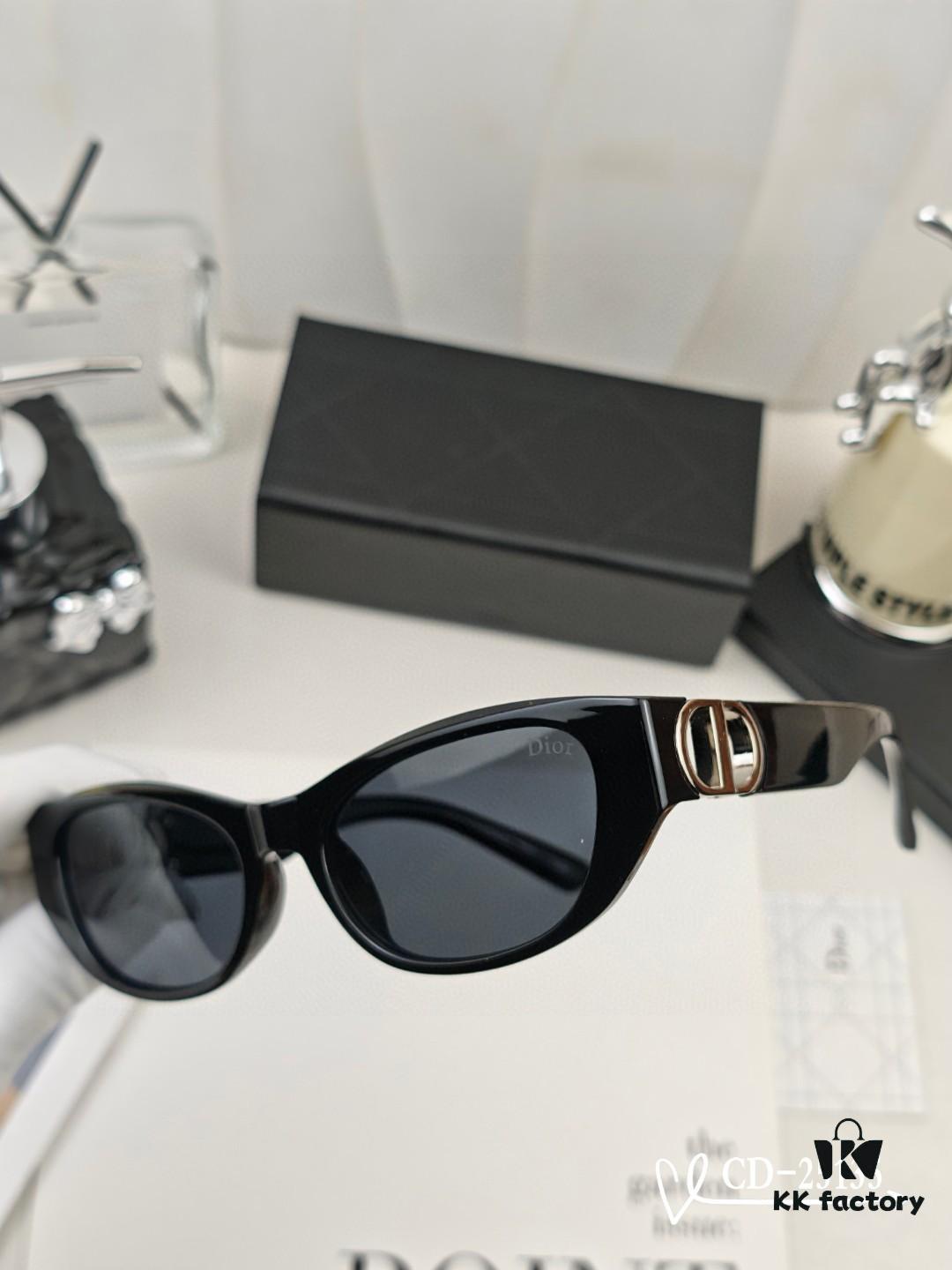 DIOR France TR90 Lightweight Sunglasses with Polarized Lenses, Model 25135