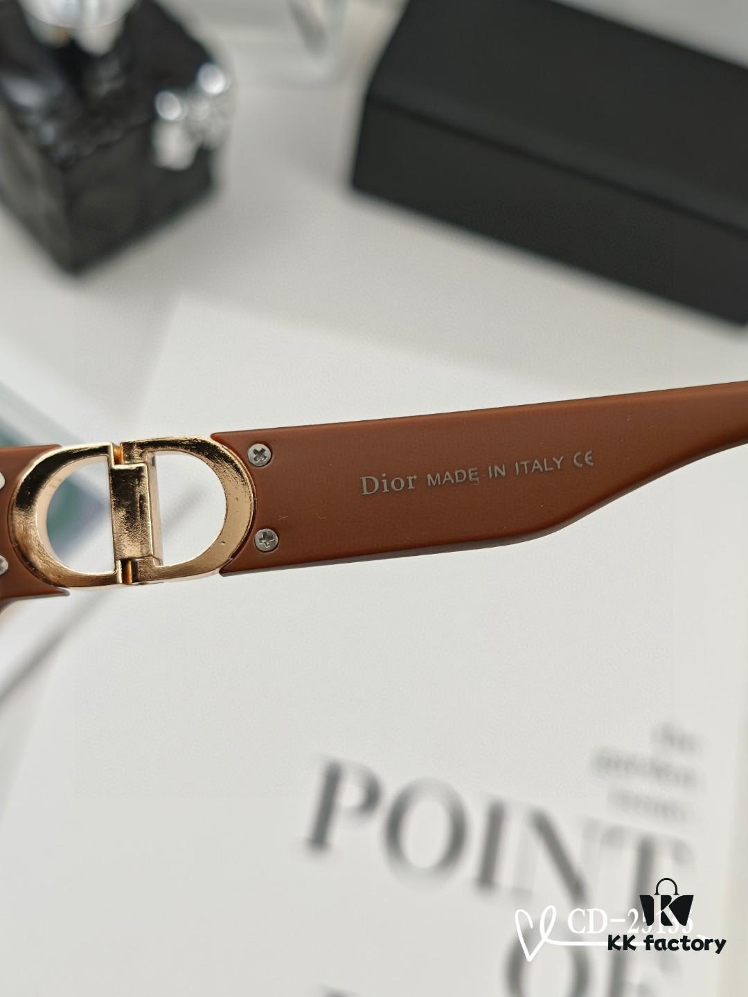 DIOR France TR90 Lightweight Sunglasses with Polarized Lenses, Model 25135