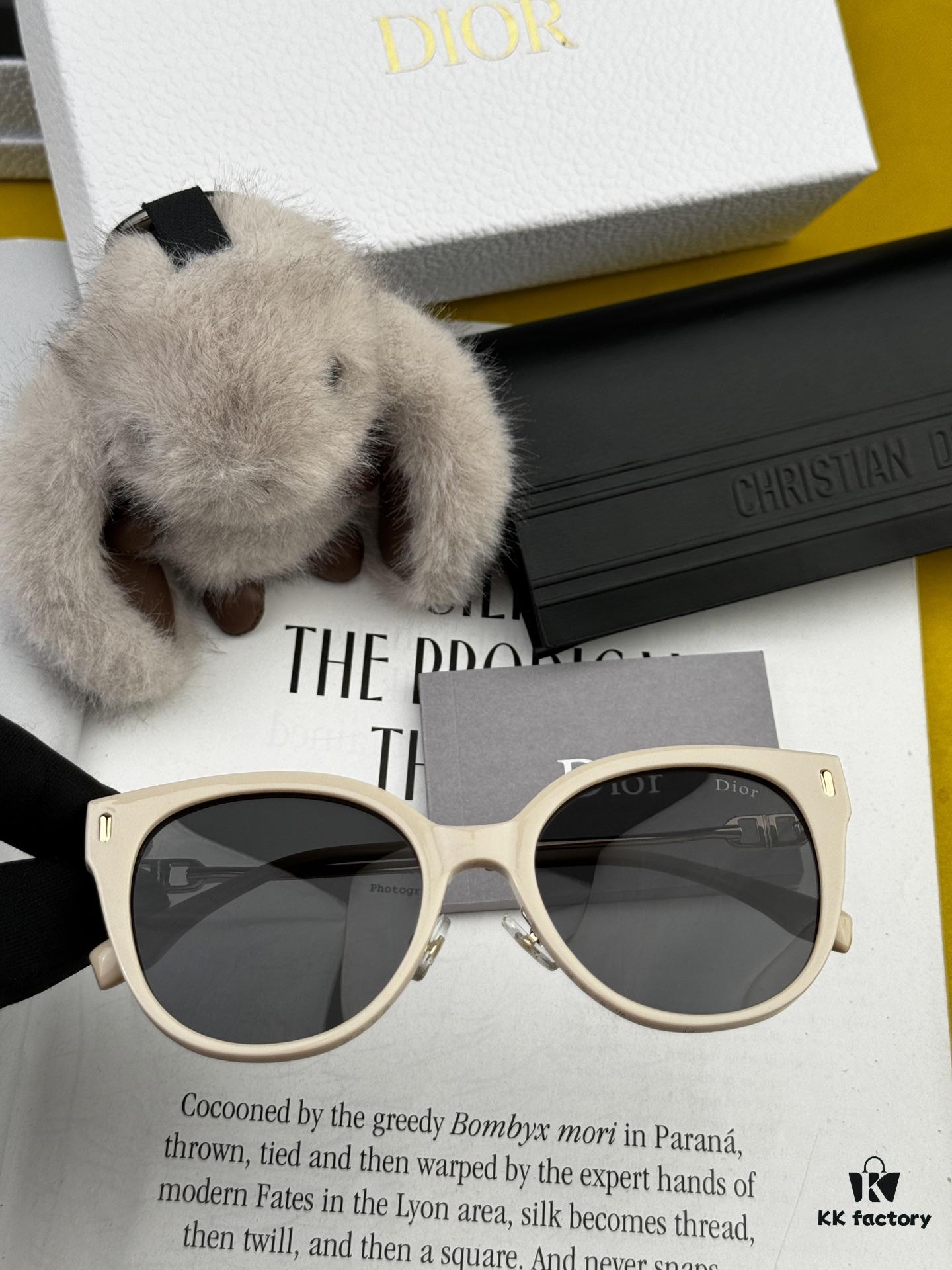 6931ffdf3a89a121ed54fb16 DIOR 2025 Spring New Arrival Trendy Best-Selling Fashion Round Frame Polarized Sunglasses, High-Quality Comfortable Wear, Influencer Popular Style for Women, HD Thickened Polarized Sunglasses 🕶️ High-Quality TR Frame Model: CD6906