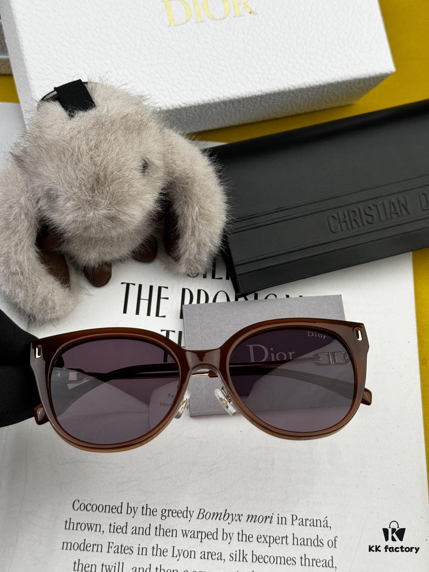 6931ffdf3a89a121ed54fb18 DIOR 2025 Spring New Arrival Trendy Best-Selling Fashion Round Frame Polarized Sunglasses, High-Quality Comfortable Wear, Influencer Popular Style for Women, HD Thickened Polarized Sunglasses 🕶️ High-Quality TR Frame Model: CD6906