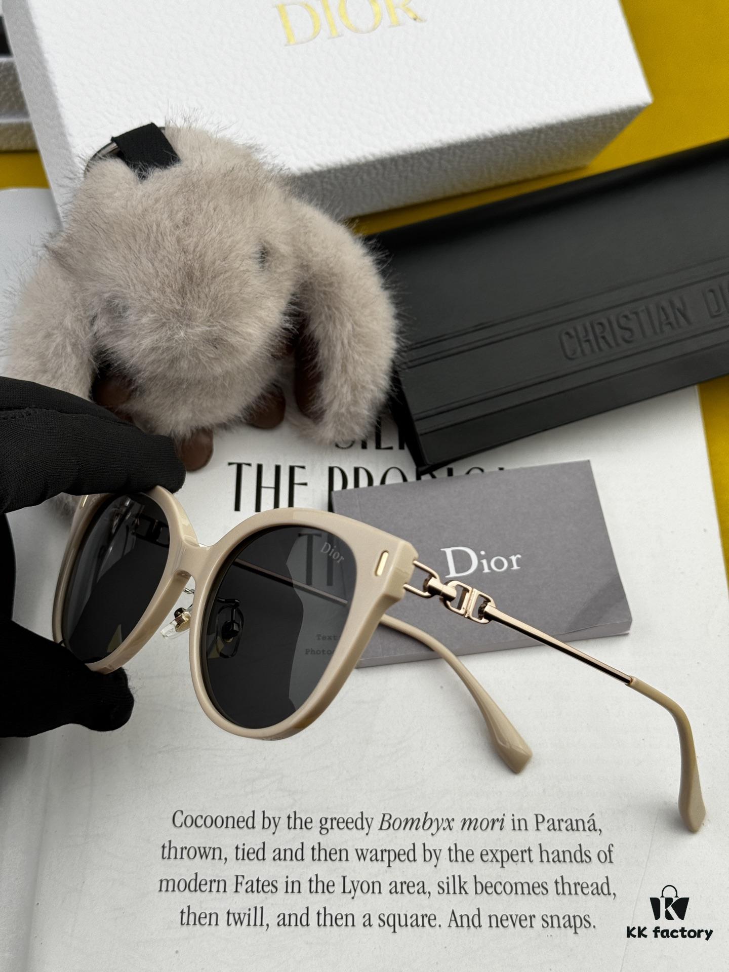 6931ffdf3a89a121ed54fb19 DIOR 2025 Spring New Arrival Trendy Best-Selling Fashion Round Frame Polarized Sunglasses, High-Quality Comfortable Wear, Influencer Popular Style for Women, HD Thickened Polarized Sunglasses 🕶️ High-Quality TR Frame Model: CD6906