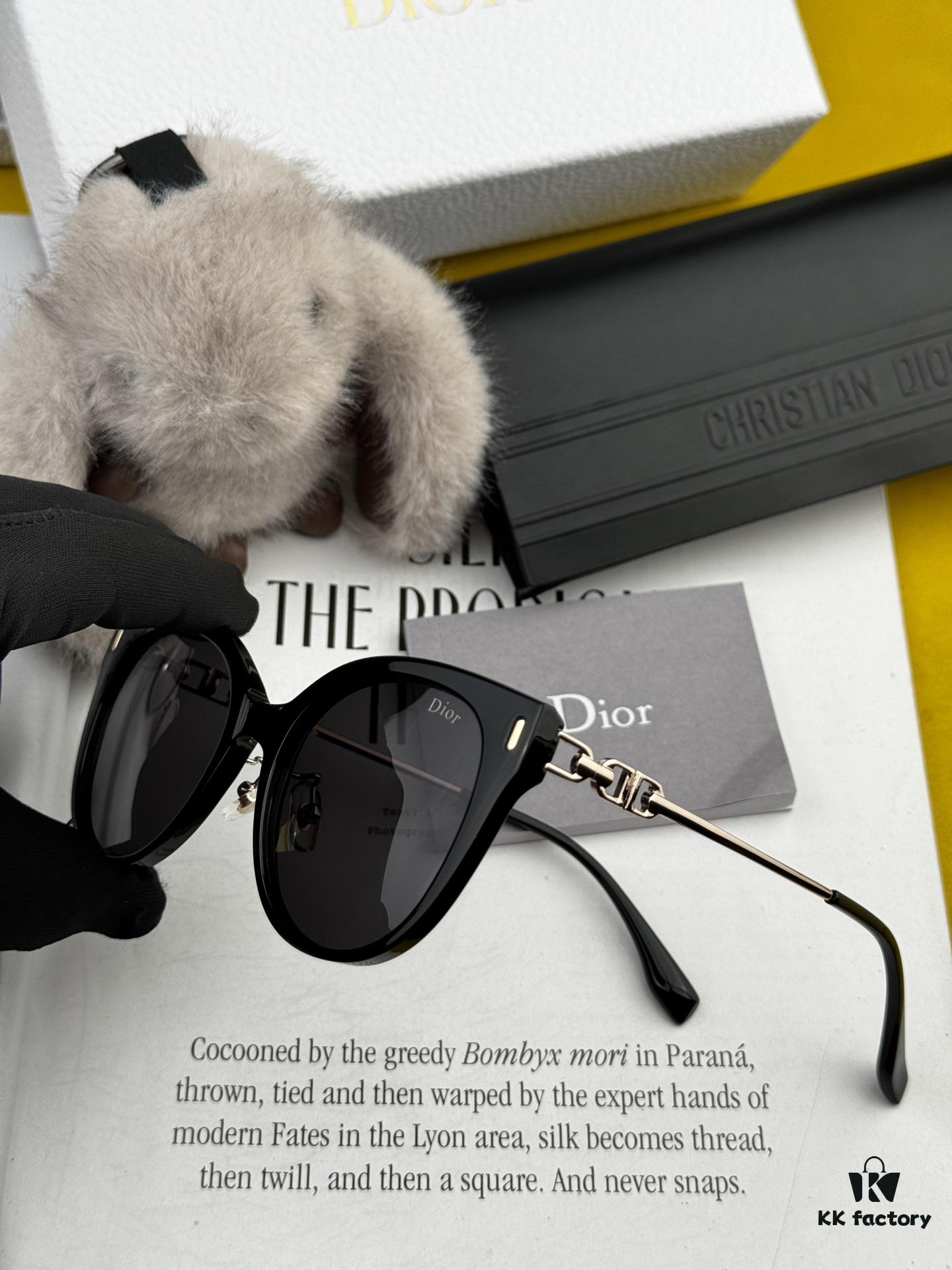 6931ffe03a89a121ed54fb1a DIOR 2025 Spring New Arrival Trendy Best-Selling Fashion Round Frame Polarized Sunglasses, High-Quality Comfortable Wear, Influencer Popular Style for Women, HD Thickened Polarized Sunglasses 🕶️ High-Quality TR Frame Model: CD6906