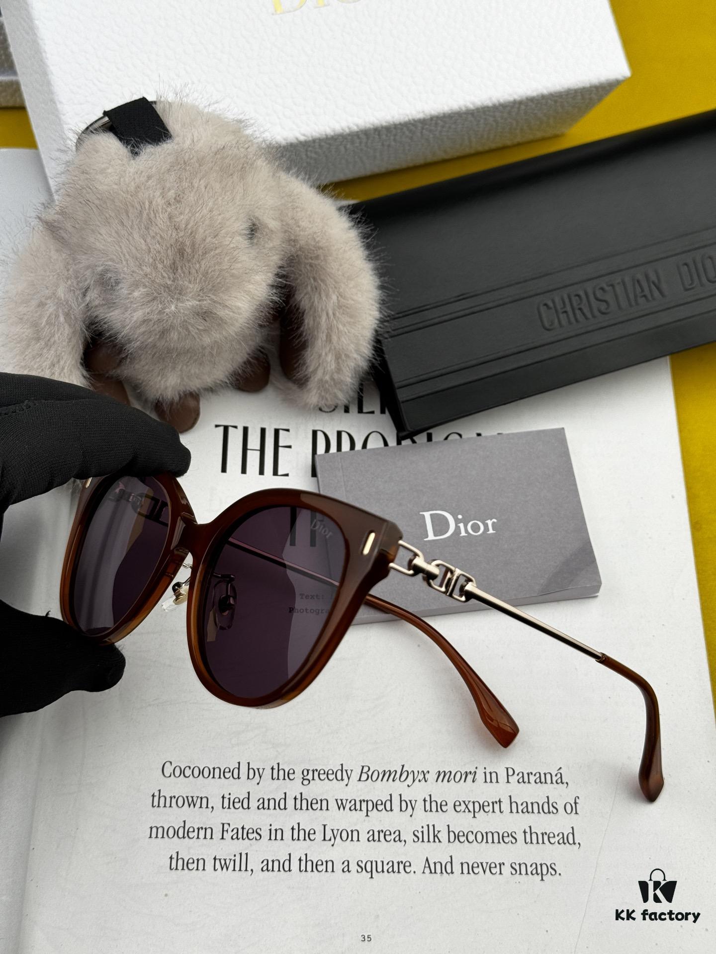 6931ffe03a89a121ed54fb1b DIOR 2025 Spring New Arrival Trendy Best-Selling Fashion Round Frame Polarized Sunglasses, High-Quality Comfortable Wear, Influencer Popular Style for Women, HD Thickened Polarized Sunglasses 🕶️ High-Quality TR Frame Model: CD6906