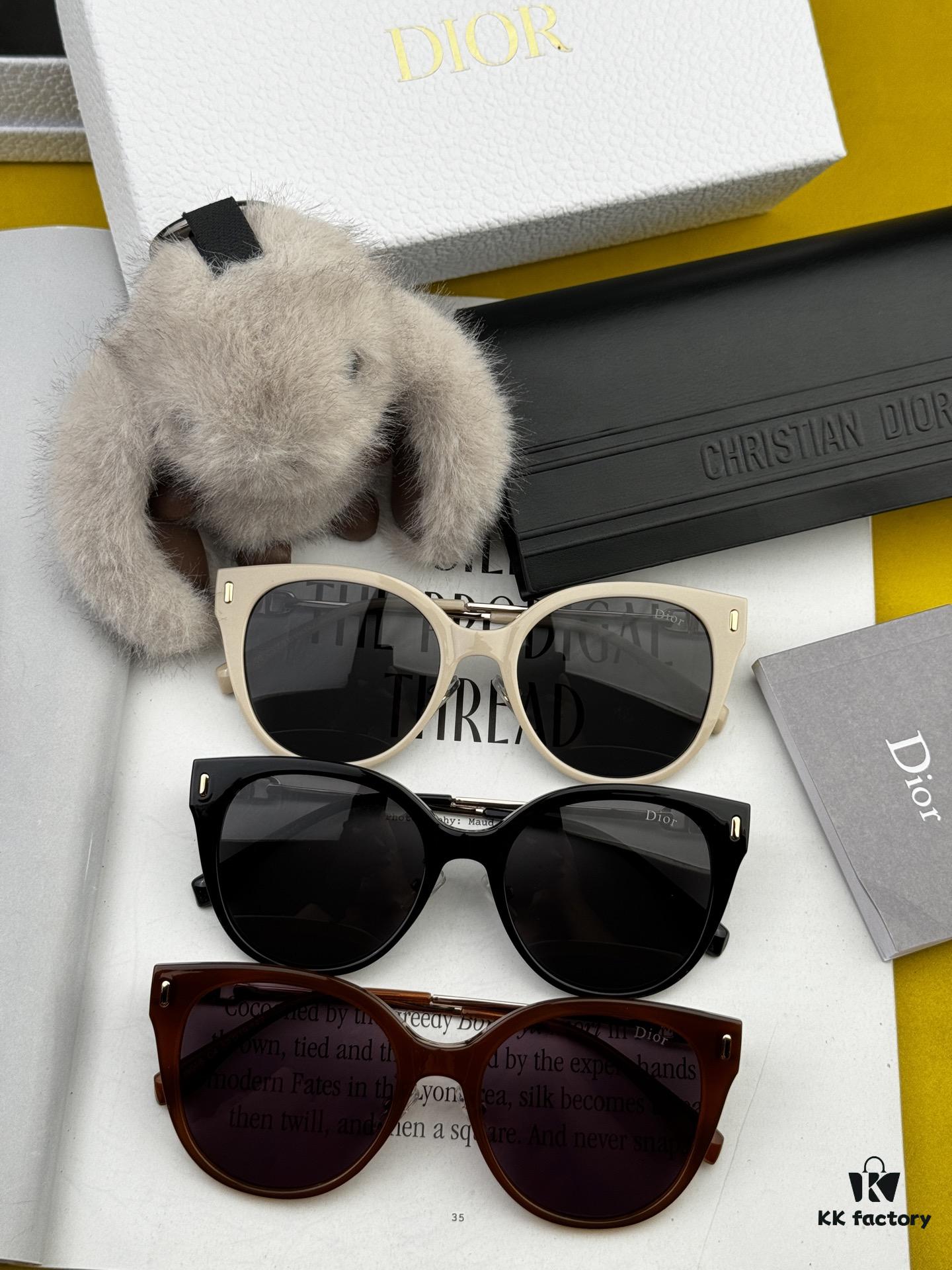 6931ffe03a89a121ed54fb1c DIOR 2025 Spring New Arrival Trendy Best-Selling Fashion Round Frame Polarized Sunglasses, High-Quality Comfortable Wear, Influencer Popular Style for Women, HD Thickened Polarized Sunglasses 🕶️ High-Quality TR Frame Model: CD6906