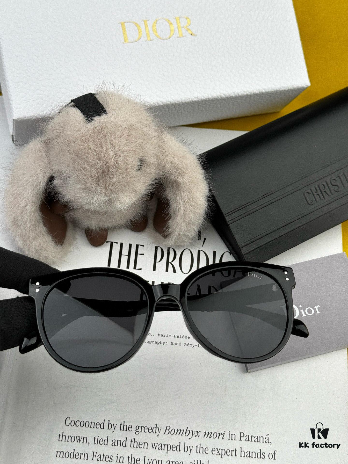 6931ffe43a89a121ed54fb56 【DIOR】2025 Spring New Arrival Trendy Best-Selling Fashion Round Frame Polarized Sunglasses High Quality Comfortable Fit Influencer Favorite Model: D5106