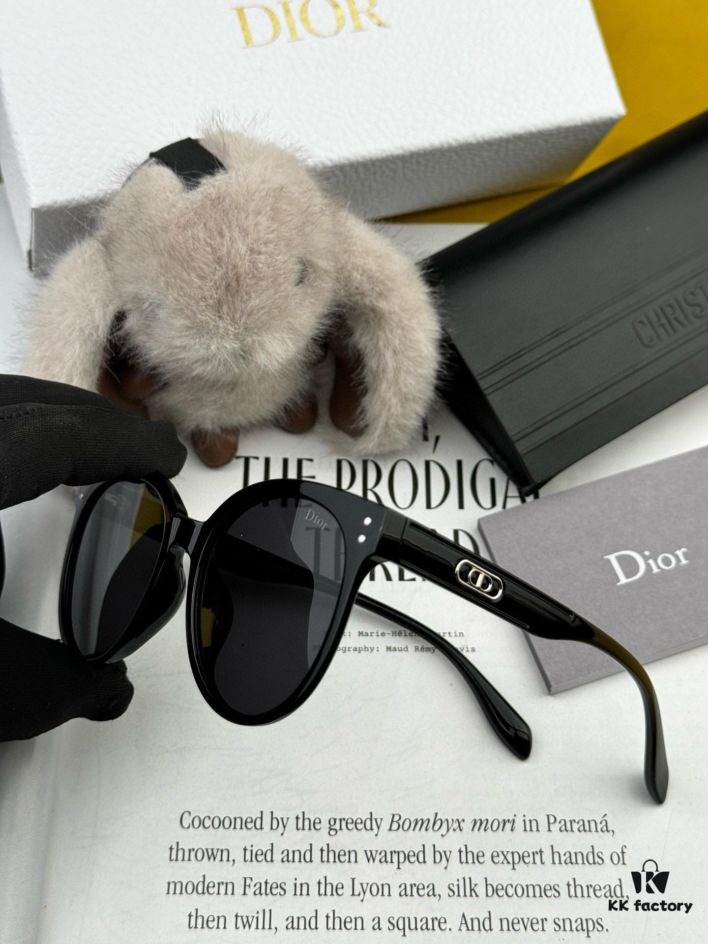 6931ffe43a89a121ed54fb59 【DIOR】2025 Spring New Arrival Trendy Best-Selling Fashion Round Frame Polarized Sunglasses High Quality Comfortable Fit Influencer Favorite Model: D5106