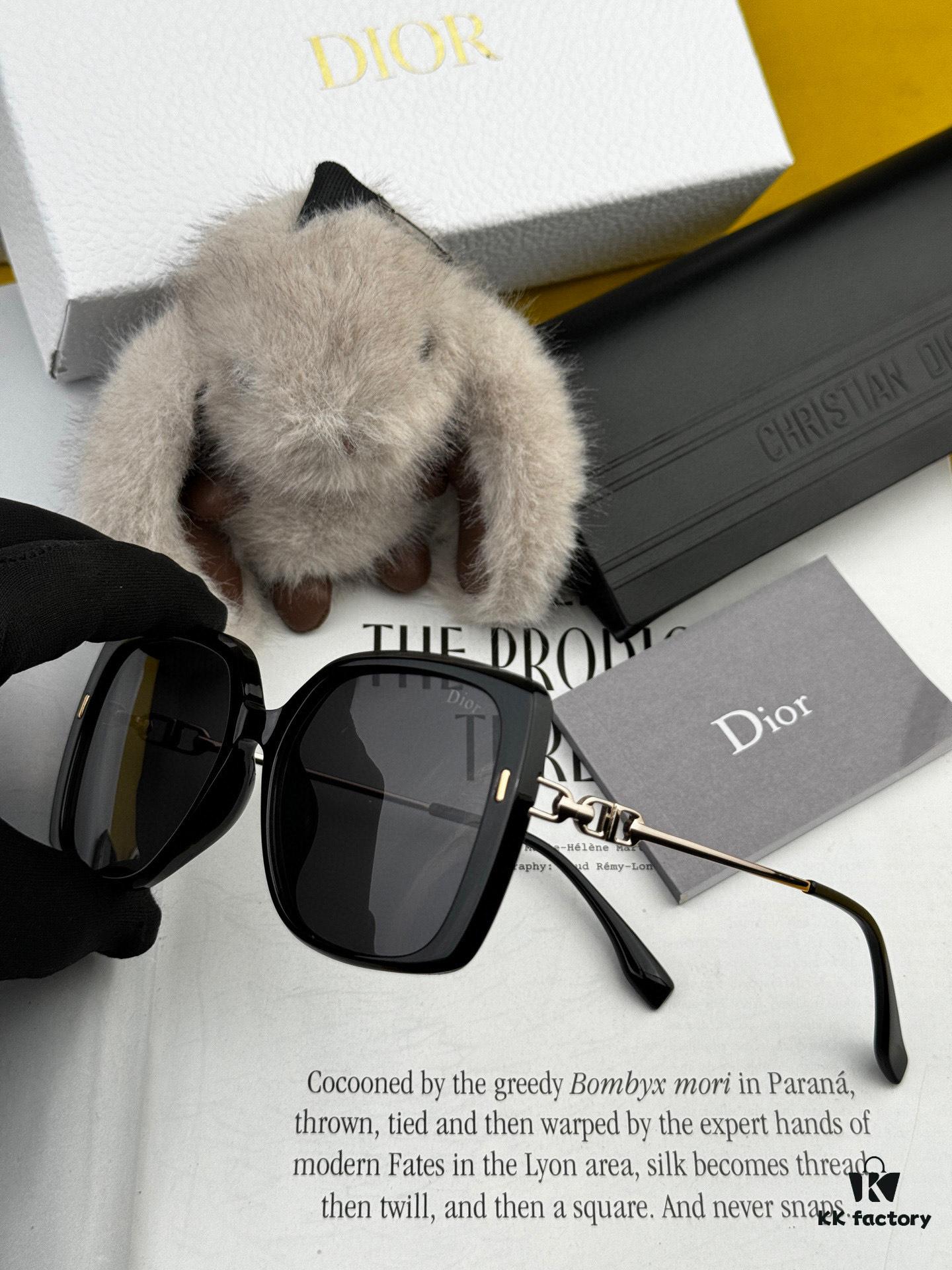 【DIOR】2025 Spring New Arrival Trendy Fashion Square Polarized Sunglasses High-Quality Comfortable Wear Influencer Style Women's HD Polarized Sunglasses