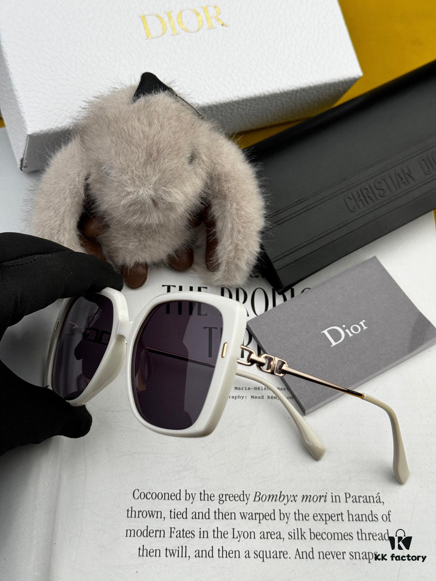 【DIOR】2025 Spring New Arrival Trendy Fashion Square Polarized Sunglasses High-Quality Comfortable Wear Influencer Style Women's HD Polarized Sunglasses