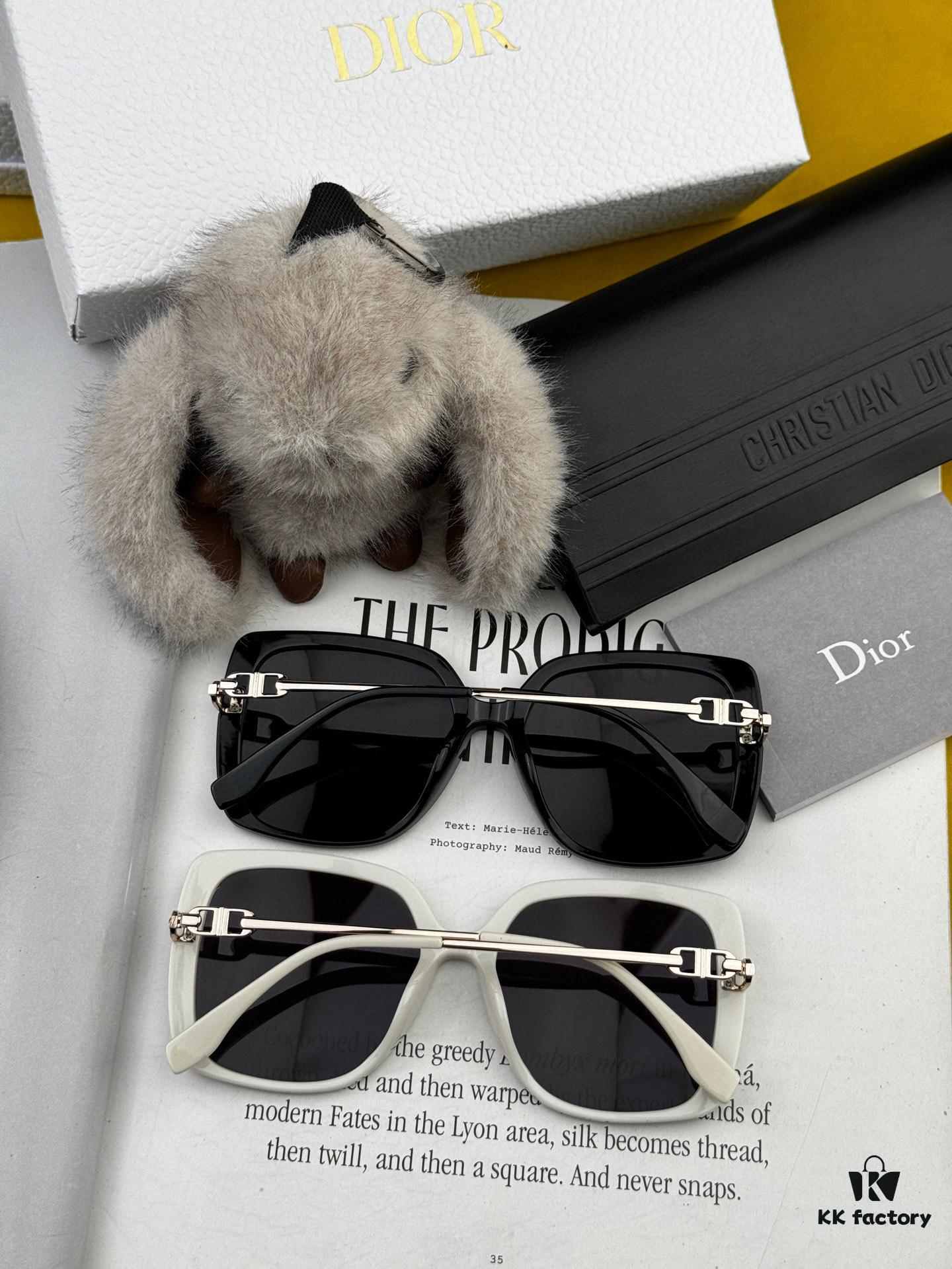【DIOR】2025 Spring New Arrival Trendy Fashion Square Polarized Sunglasses High-Quality Comfortable Wear Influencer Style Women's HD Polarized Sunglasses