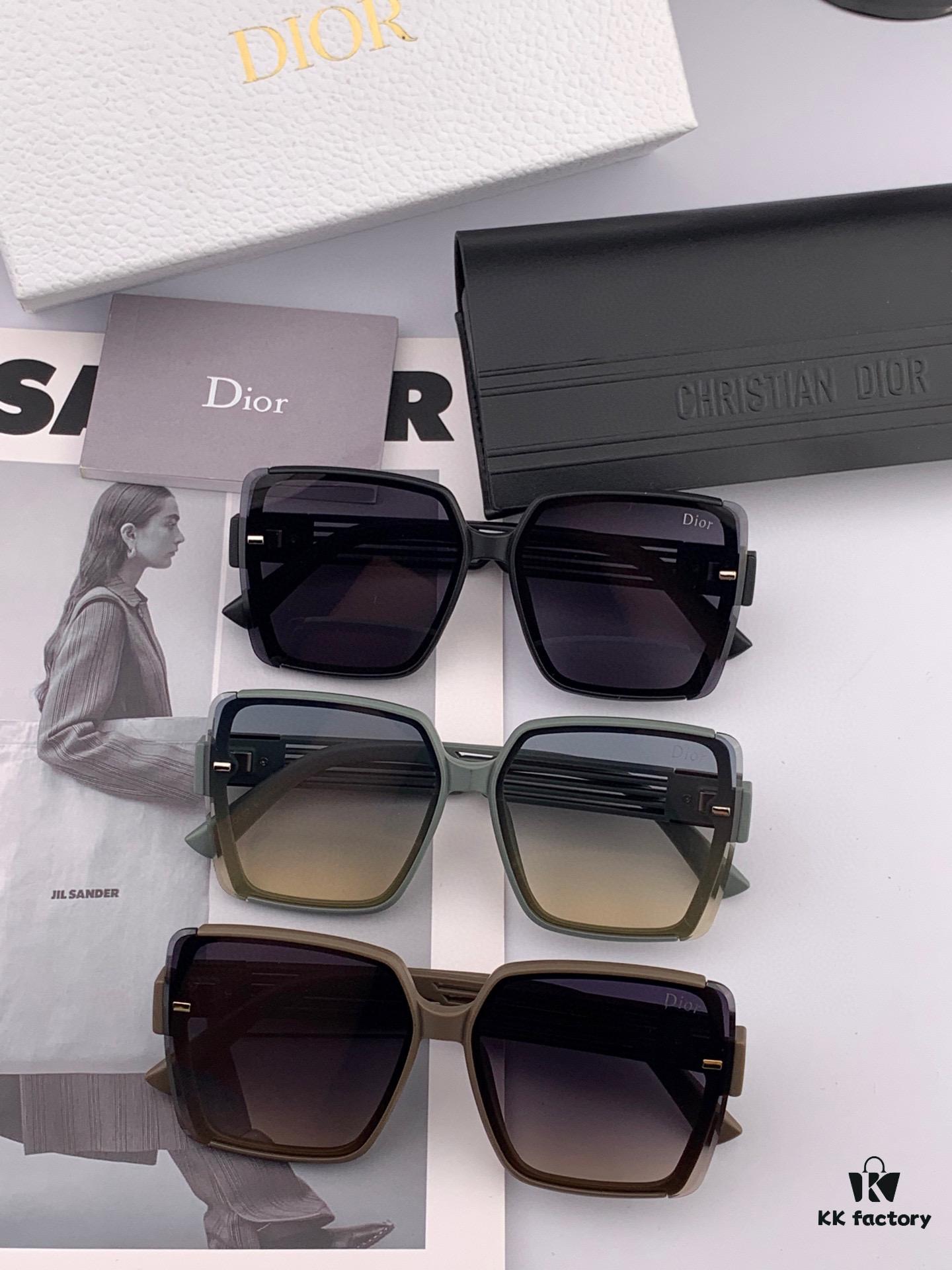6931fff53a89a121ed54fc1d DIOR Sunglasses 2025 Spring New Arrival Trendy Fashion Square Polarized Sunglasses High-Quality Comfortable Fit Influencer Style Women's HD Nylon Sunglasses 🕶️ High-Quality TR Frame Model: CD7780