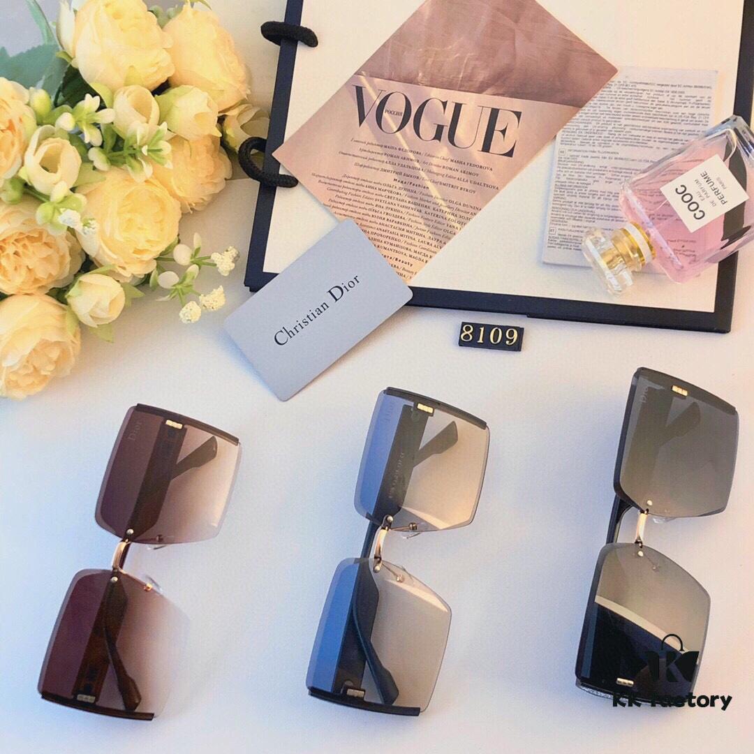 6931fff83a89a121ed54fc4e Dior Women's Sunglasses Summer New Arrival Stylish Oversized Frame Slimming Face UV Protection Sun Glasses