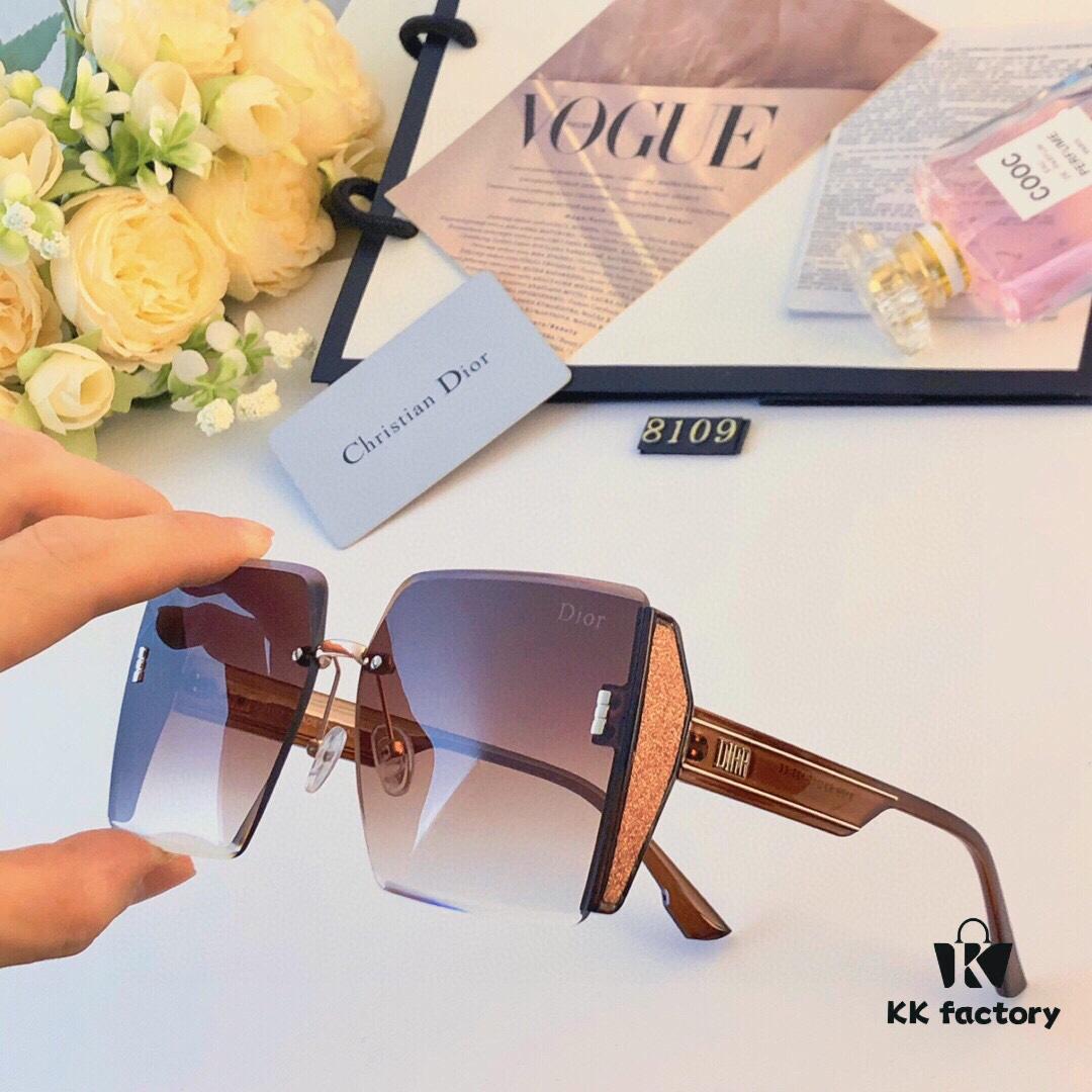 6931fff93a89a121ed54fc51 Dior Women's Sunglasses Summer New Arrival Stylish Oversized Frame Slimming Face UV Protection Sun Glasses
