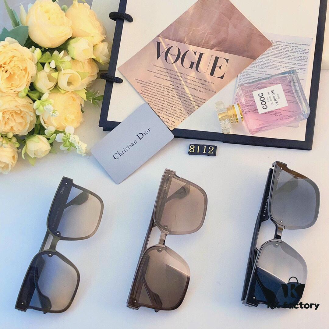 6931fff93a89a121ed54fc58 Dior Sunglasses for Large Faces, Slimming and Fashionable, Influencer Streetwear Style, UV Protection for Driving and Cycling