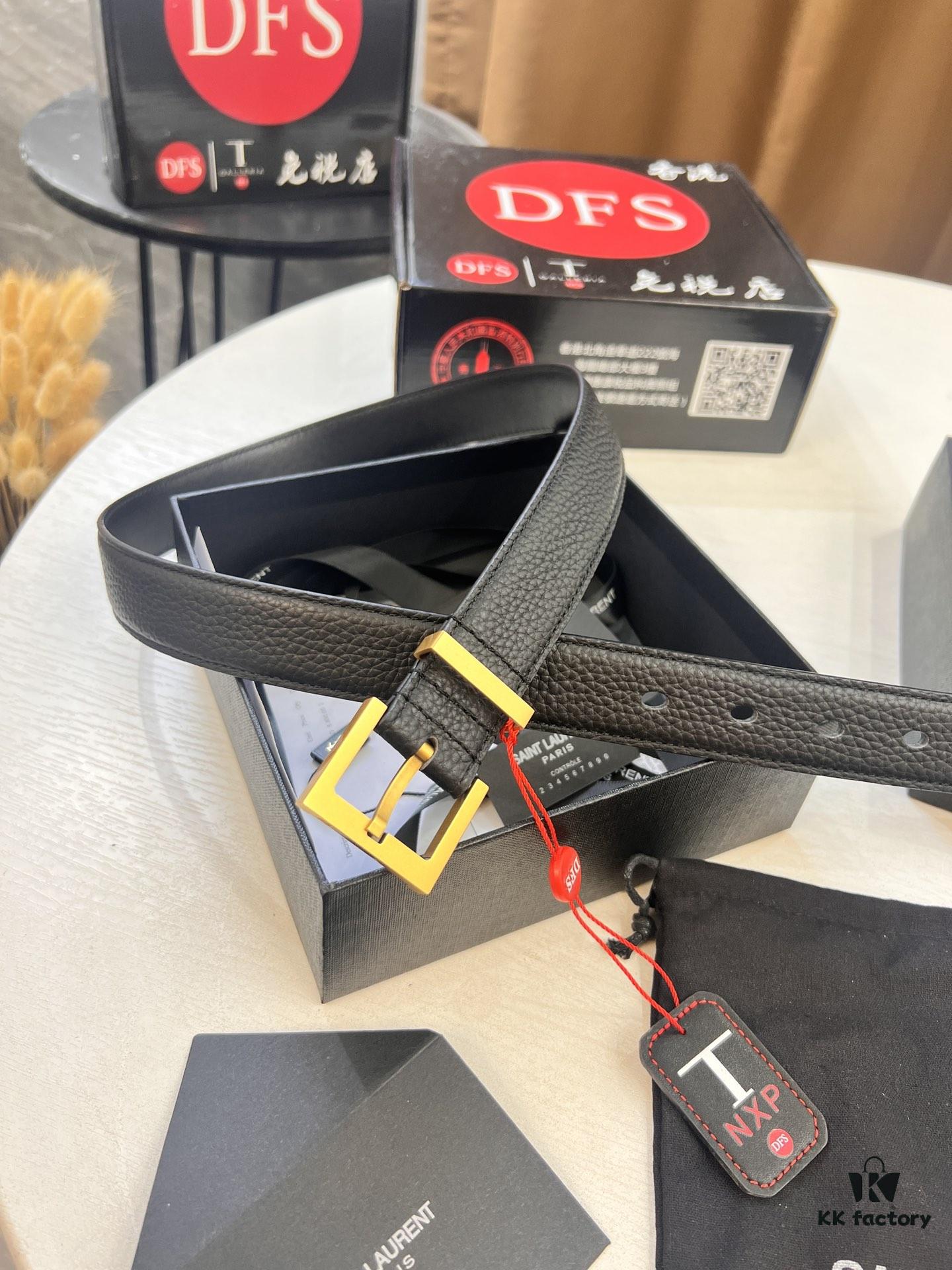 693200023a89a121ed54fc7f Top Women's Leather Belt, Hong Kong Duty-Free Gift Box (NXP Tag with Online Verification, Authentic Anti-Counterfeit Chip)