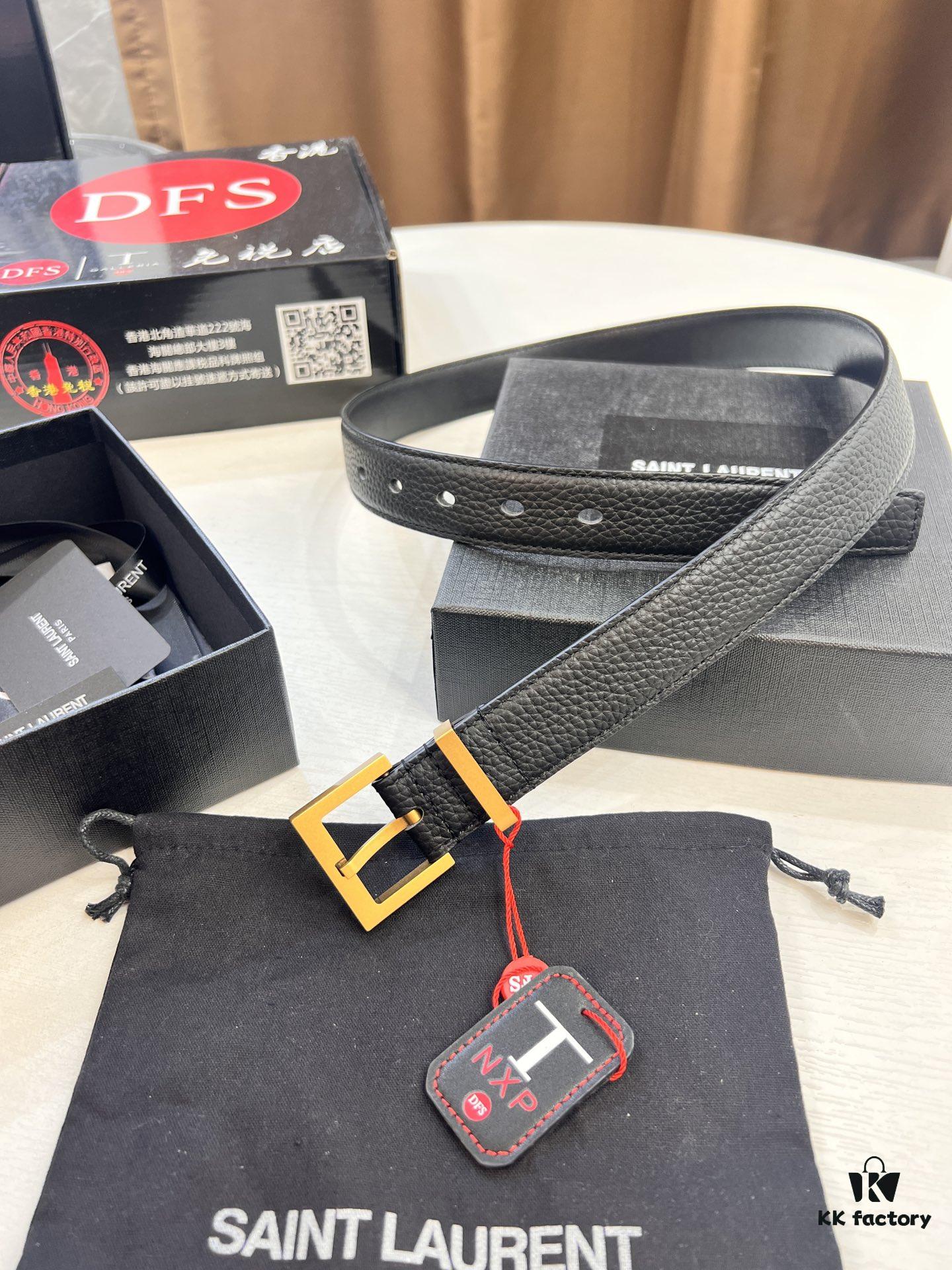 693200023a89a121ed54fc80 Top Women's Leather Belt, Hong Kong Duty-Free Gift Box (NXP Tag with Online Verification, Authentic Anti-Counterfeit Chip)