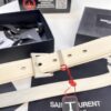 Top Women's Leather Belt, Hong Kong Duty-Free Gift Box (NXP Tag with Website-Verifiable Authenticity Chip)