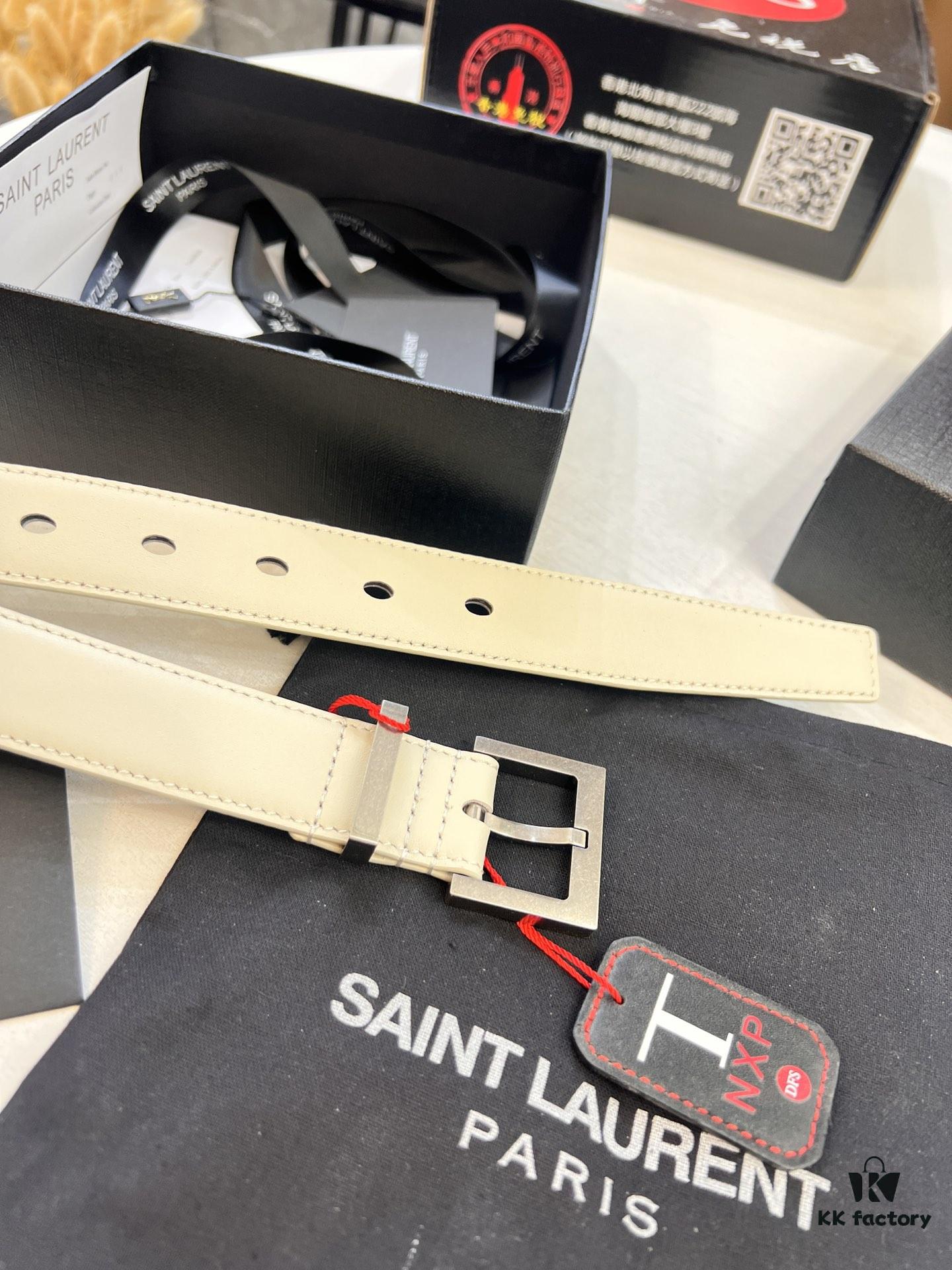 Top Women's Leather Belt, Hong Kong Duty-Free Gift Box (NXP Tag with Website-Verifiable Authenticity Chip)
