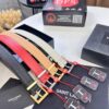 Top Women's Leather Belt, Hong Kong Duty-Free Gift Box (NXP Tag with Website-Verifiable Authenticity Chip)