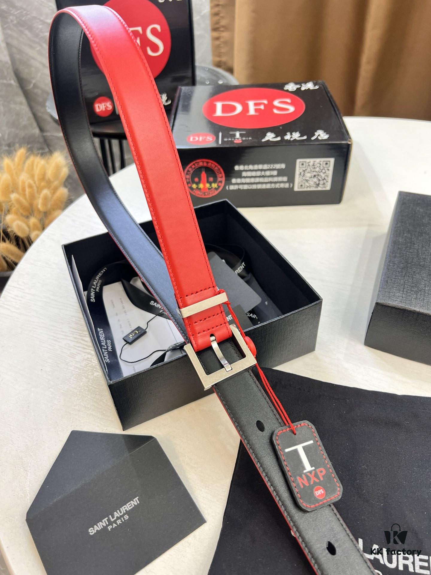 693200023a89a121ed54fc8a Top Women's Leather Belt, Hong Kong Duty-Free Gift Box (NXP Tag with Website-Verifiable Authenticity Chip)