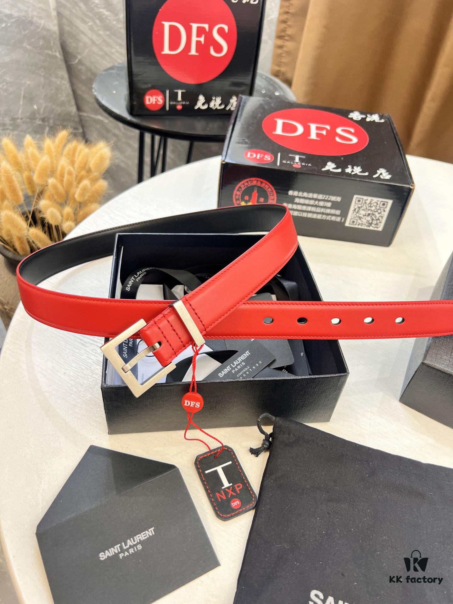 693200033a89a121ed54fc8c Top Women's Leather Belt, Hong Kong Duty-Free Gift Box (NXP Tag with Website-Verifiable Authenticity Chip)