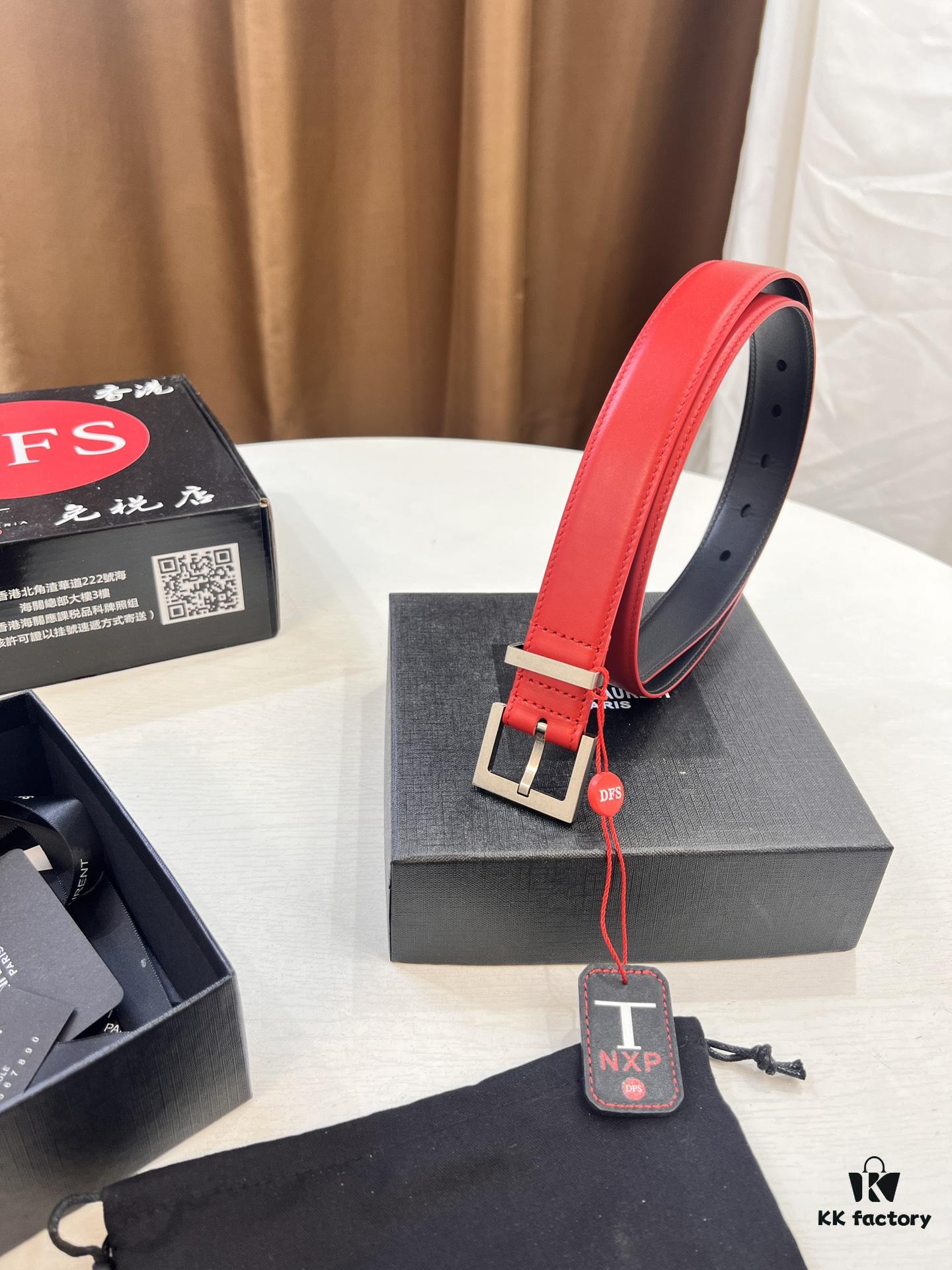 693200033a89a121ed54fc8d Top Women's Leather Belt, Hong Kong Duty-Free Gift Box (NXP Tag with Website-Verifiable Authenticity Chip)