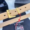 Top Women's Leather Belt, Hong Kong Duty-Free Gift Box (NXP Hangtag with Authenticity Chip, Official Anti-Counterfeit Verification)