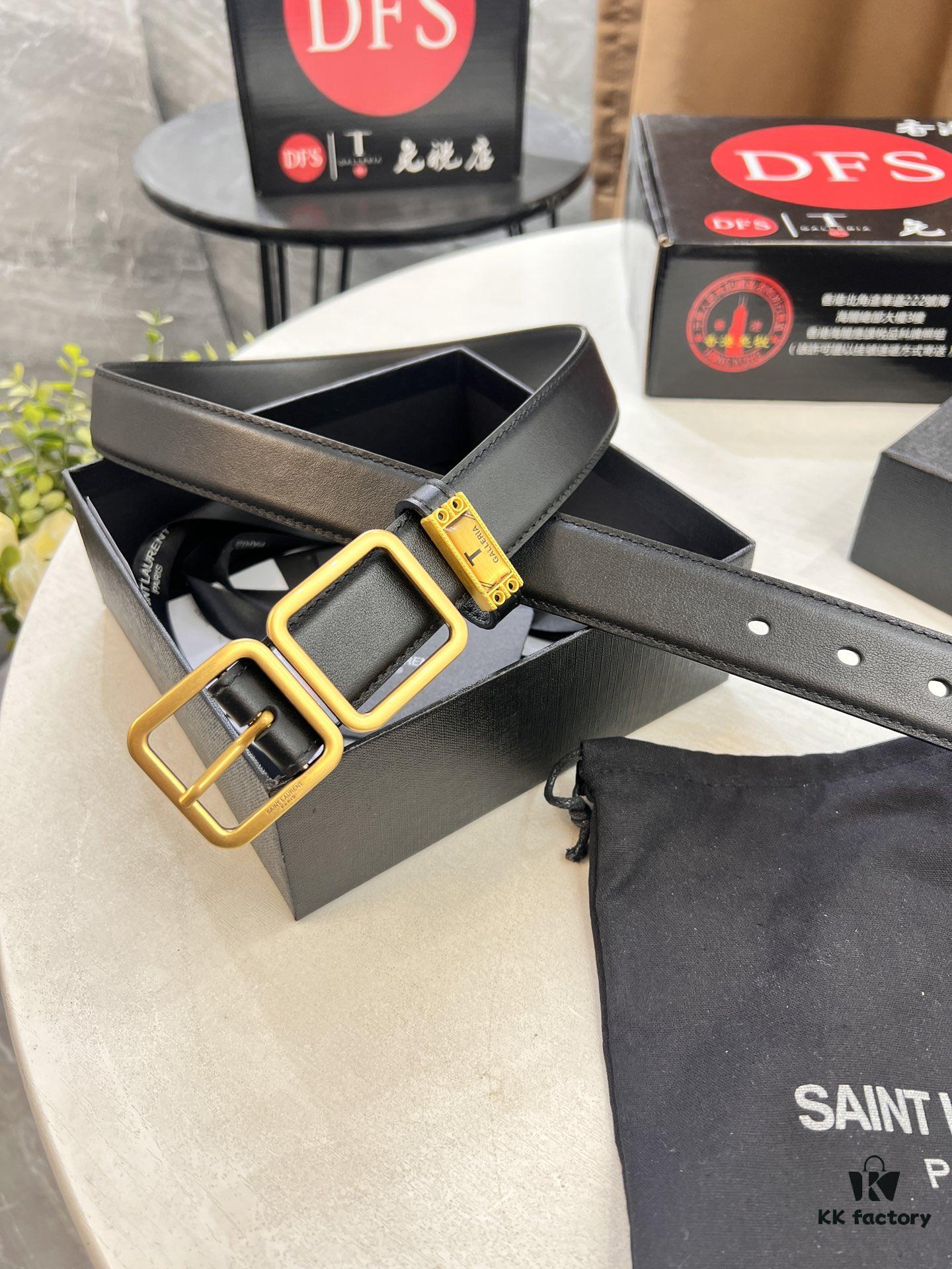 693200043a89a121ed54fca1 Top Women's Leather Belt, Hong Kong Duty-Free Gift Box 🎁 (NXP Hangtag with Authenticity Chip, Official Anti-Counterfeit Verification)
