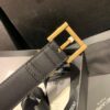 693200133a89a121ed54fcab Authentic YSL Leather Belt with Needle Buckle, 3.0 cm Width, Full-Grain Calfskin, Premium Antique Brass Hardware