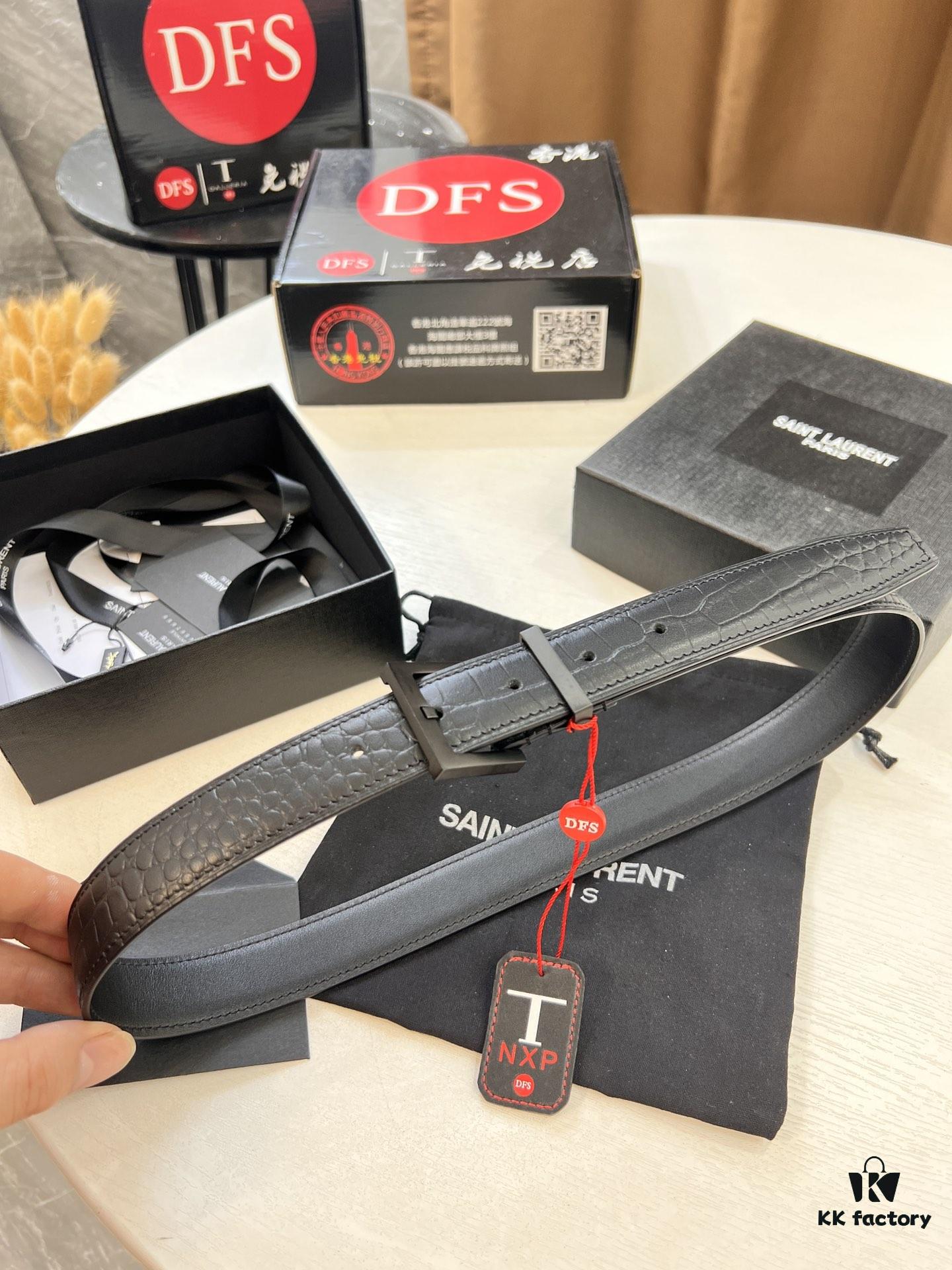 693200143a89a121ed54fcaf Top Women's Leather Belt, Hong Kong Duty-Free T Gift Box 🎁 (NXP Hangtag with Authenticity Chip, Official Website Verifiable)