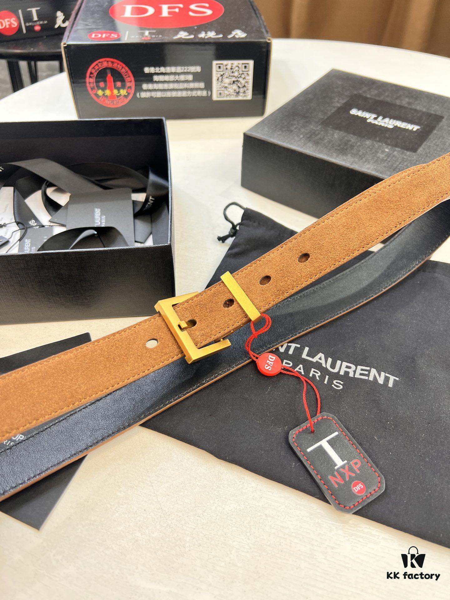 693200143a89a121ed54fcb6 Top Women's Leather Belt, Hong Kong Duty-Free Gift Box (NXP Tag with Official Website Authentication, Genuine Anti-Counterfeit Chip)