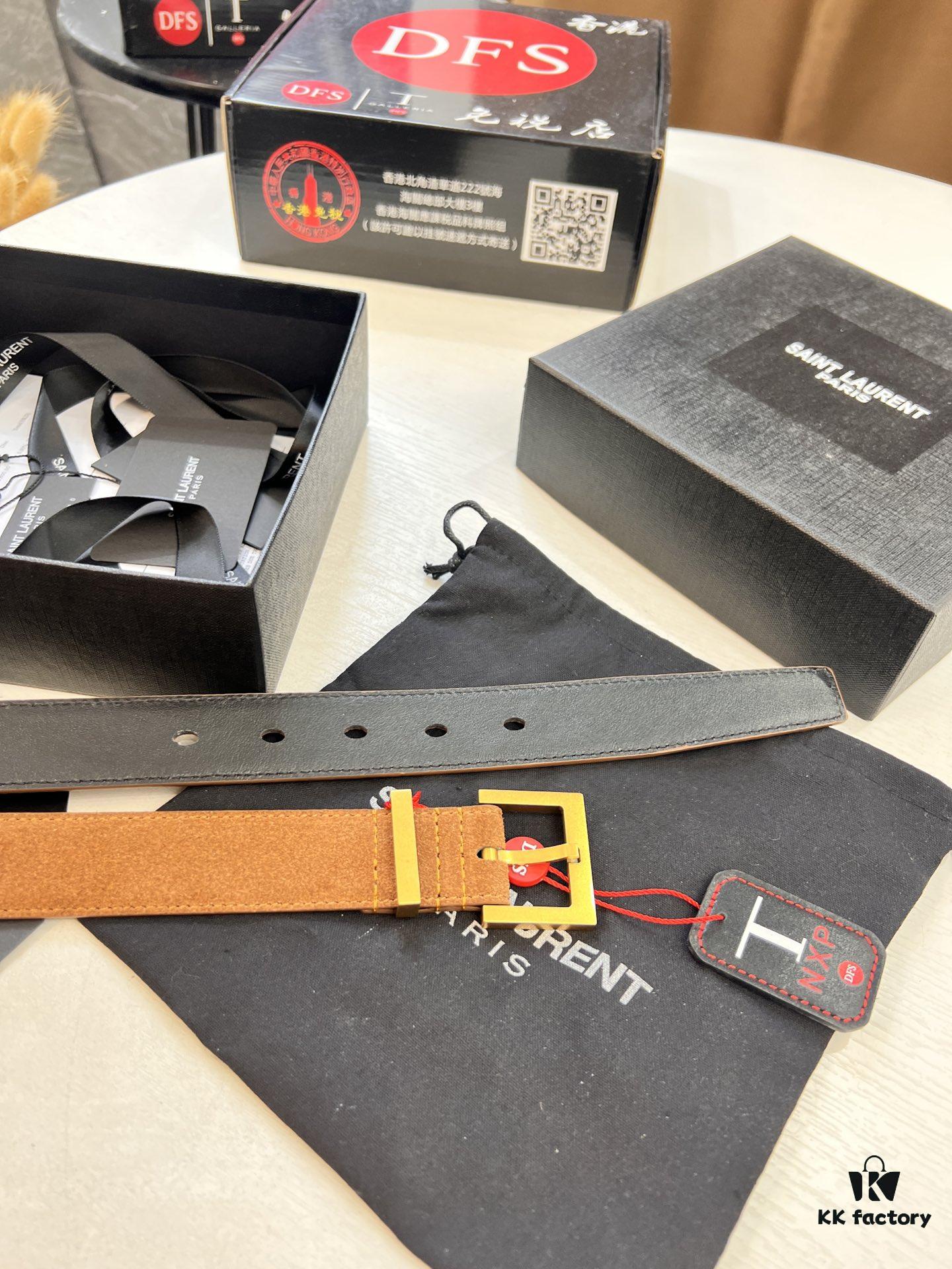 693200143a89a121ed54fcb7 Top Women's Leather Belt, Hong Kong Duty-Free Gift Box (NXP Tag with Official Website Authentication, Genuine Anti-Counterfeit Chip)