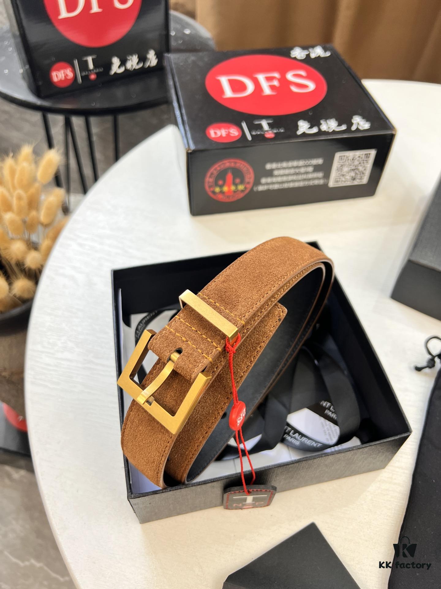 693200143a89a121ed54fcb8 Top Women's Leather Belt, Hong Kong Duty-Free Gift Box (NXP Tag with Official Website Authentication, Genuine Anti-Counterfeit Chip)