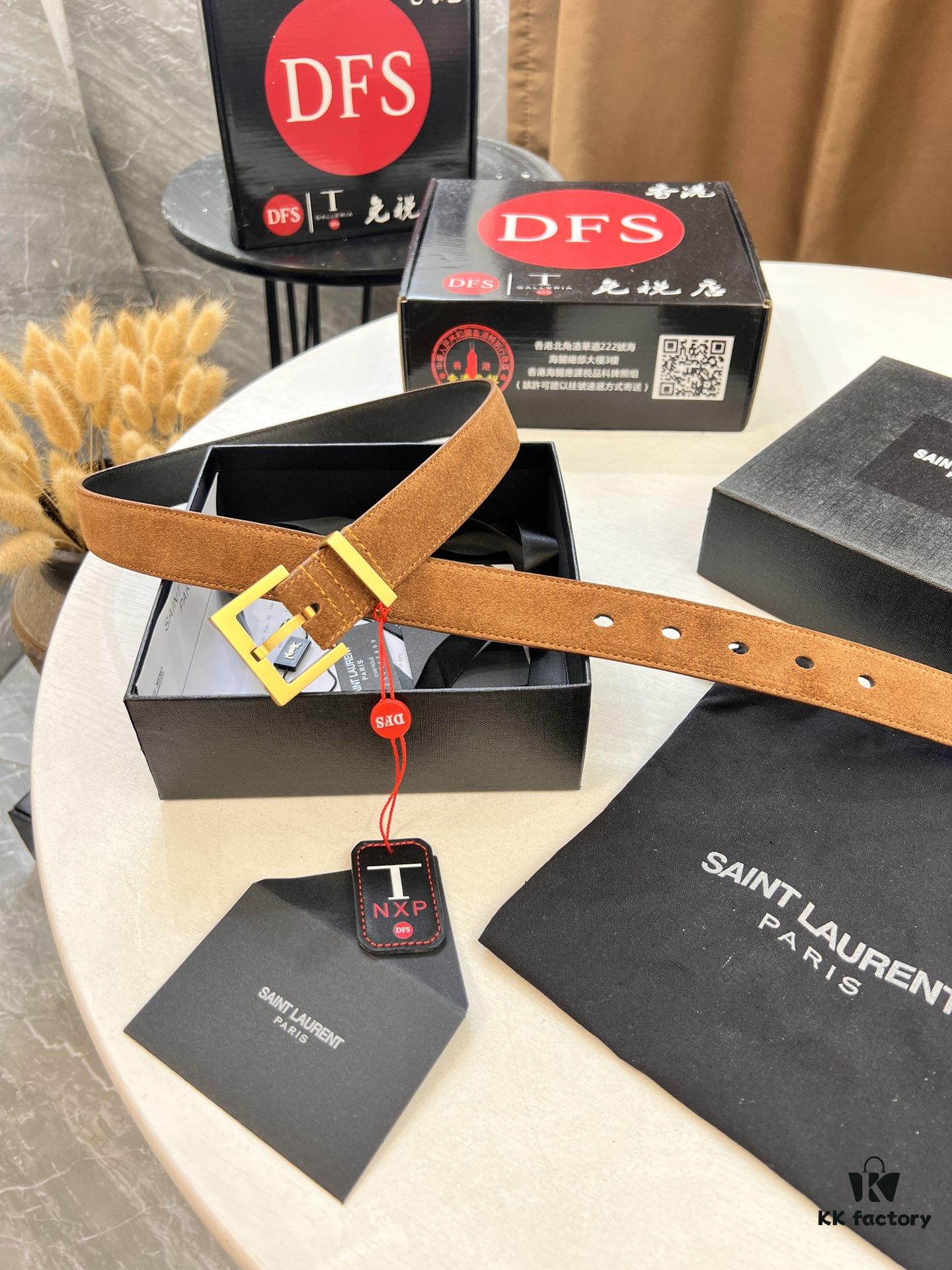 693200143a89a121ed54fcba Top Women's Leather Belt, Hong Kong Duty-Free Gift Box (NXP Tag with Official Website Authentication, Genuine Anti-Counterfeit Chip)
