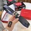 693200183a89a121ed54fcca Shop Owner Recommended Trumpet Trumpet Salvatore Ferragamo Men's Belt, Gift-Ready, Genuine Imported Full-Grain Calfskin with Reversible Design, Customizable Length, 3.5cm Width, Premium Figure-Eight Shaped Stainless Steel Hardware