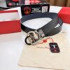 693200183a89a121ed54fccf Shop Owner Recommended Trumpet Trumpet Salvatore Ferragamo Men's Belt, Gift-Ready, Genuine Imported Full-Grain Calfskin with Reversible Design, Customizable Length, 3.5cm Width, Premium Figure-Eight Shaped Stainless Steel Hardware