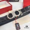693200183a89a121ed54fcd2 Top-tier Filoflex Genuine Crocodile Pattern Full-Grain Leather Belt, 3.8cm Width, Adjustable Length, Original 8-Shaped Metal Buckle, German Manufactured, with NXP Chip, Hong Kong Duty-Free Gift Box