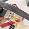 693200193a89a121ed54fcdc Salvatore Ferragamo Men's Belt, Genuine Full-Grain Calfskin, Reversible Design, 3.5cm Width, New Minimalist Steel Hardware, Adjustable Length