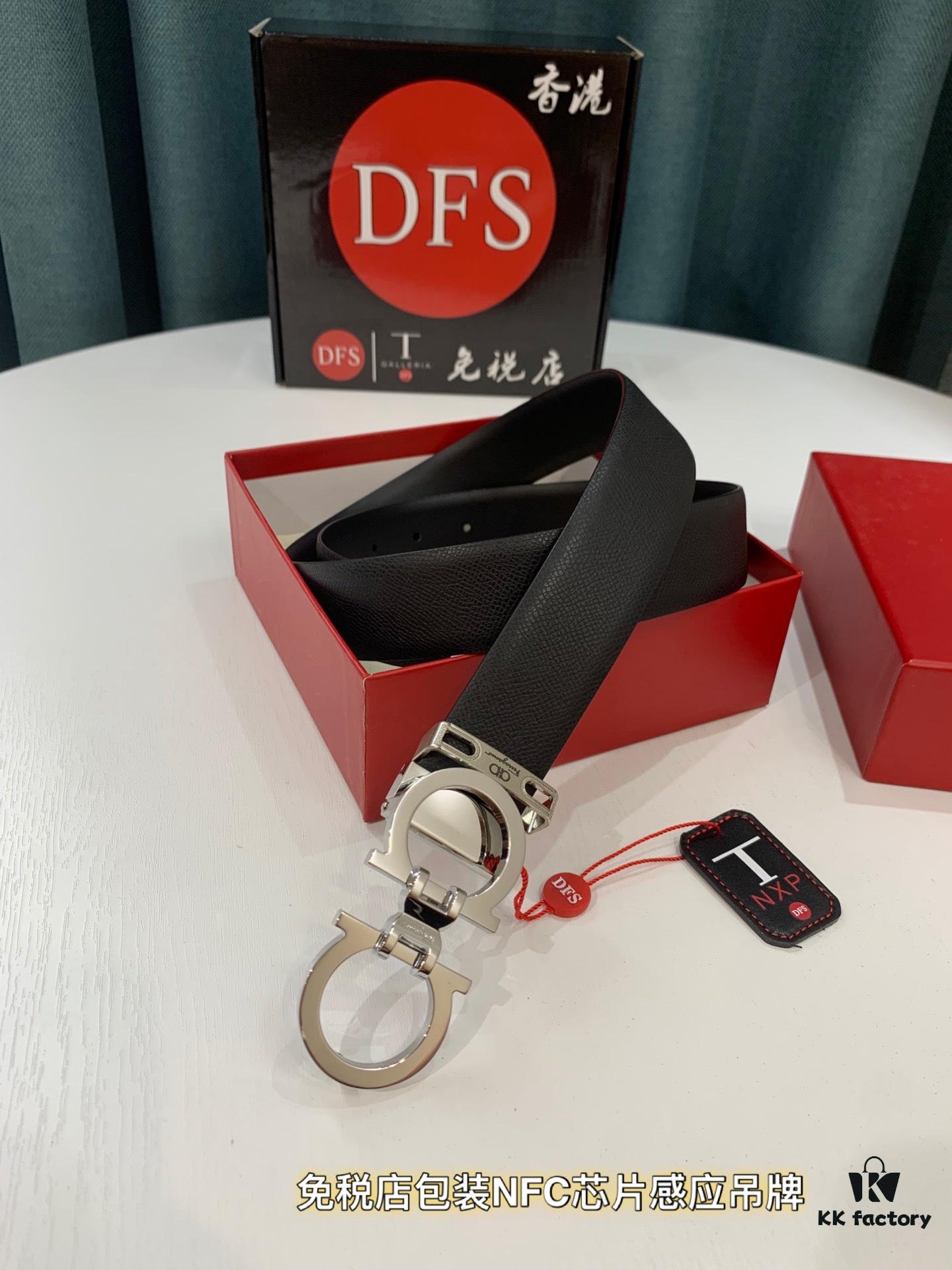 6932001b3a89a121ed54fcf2 Top-Grade Genuine Leather Belt, Hong Kong Duty-Free T Gift Box, Anti-Counterfeit QR Code Authentication, New 8-Shaped Authentic Hardware, Double-Sided Use, Imported Full-Grain Cowhide, FilArgento Belt