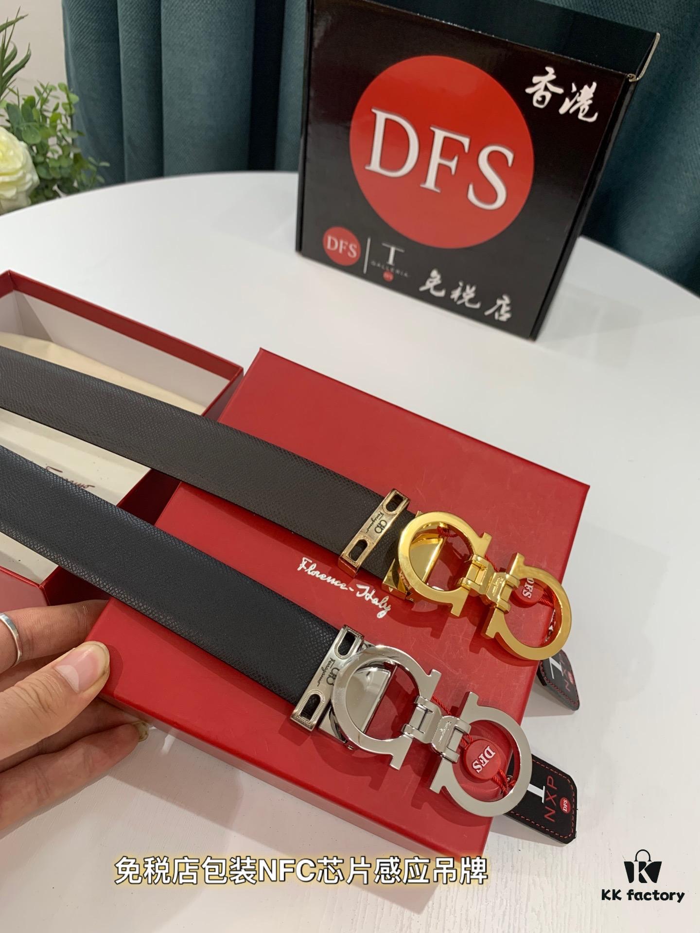 6932001b3a89a121ed54fcf3 Top-Grade Genuine Leather Belt, Hong Kong Duty-Free T Gift Box, Anti-Counterfeit QR Code Authentication, New 8-Shaped Authentic Hardware, Double-Sided Use, Imported Full-Grain Cowhide, FilArgento Belt