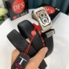 6932001c3a89a121ed54fd04 Arrival 🎺🎺 Authentic Photo, Ferragamo Automatic Men's Leather Belt, ZP Molded 8-Shaped Beveled Pattern with Stainless Steel Hardware, Business Belt, Imported Top-Grade First-Layer Calfskin with Ferragamo '8' Pattern Buckle, Self-Adjusting Prong, 3.5 cm Width