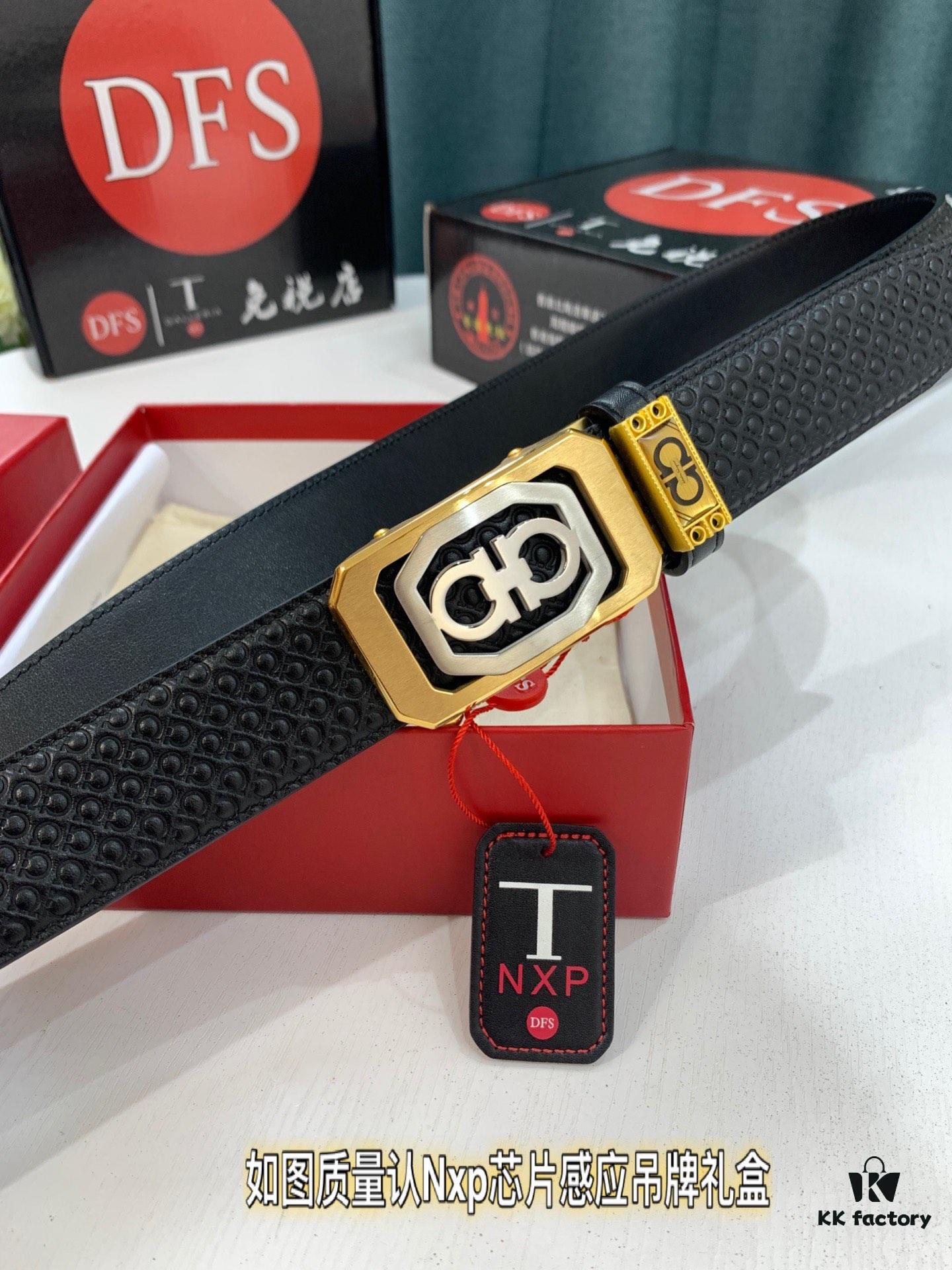 6932001c3a89a121ed54fd0a Arrival 🎺🎺 Genuine Photo, Ferragamo Men's Automatic Belt, ZP Molded 8-Shaped Beveled Pattern with Stainless Steel Hardware, Business Leather Belt, Imported Top-Grade First-Layer Calfskin with Ferragamo '8' Pattern, Automatic Tooth Adjustment, 3.5 cm Width