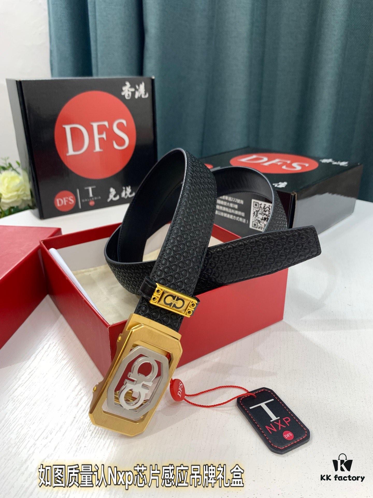 6932001d3a89a121ed54fd0c Arrival 🎺🎺 Genuine Photo, Ferragamo Men's Automatic Belt, ZP Molded 8-Shaped Beveled Pattern with Stainless Steel Hardware, Business Leather Belt, Imported Top-Grade First-Layer Calfskin with Ferragamo '8' Pattern, Automatic Tooth Adjustment, 3.5 cm Width