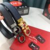 6932001d3a89a121ed54fd16 Salvatore Ferragamo Men's Belt, Genuine Imported Grain Top Layer Cowhide, Reversible Design, Precision 8-Shaped Steel Hardware, 3.5cm Width, Adjustable Length